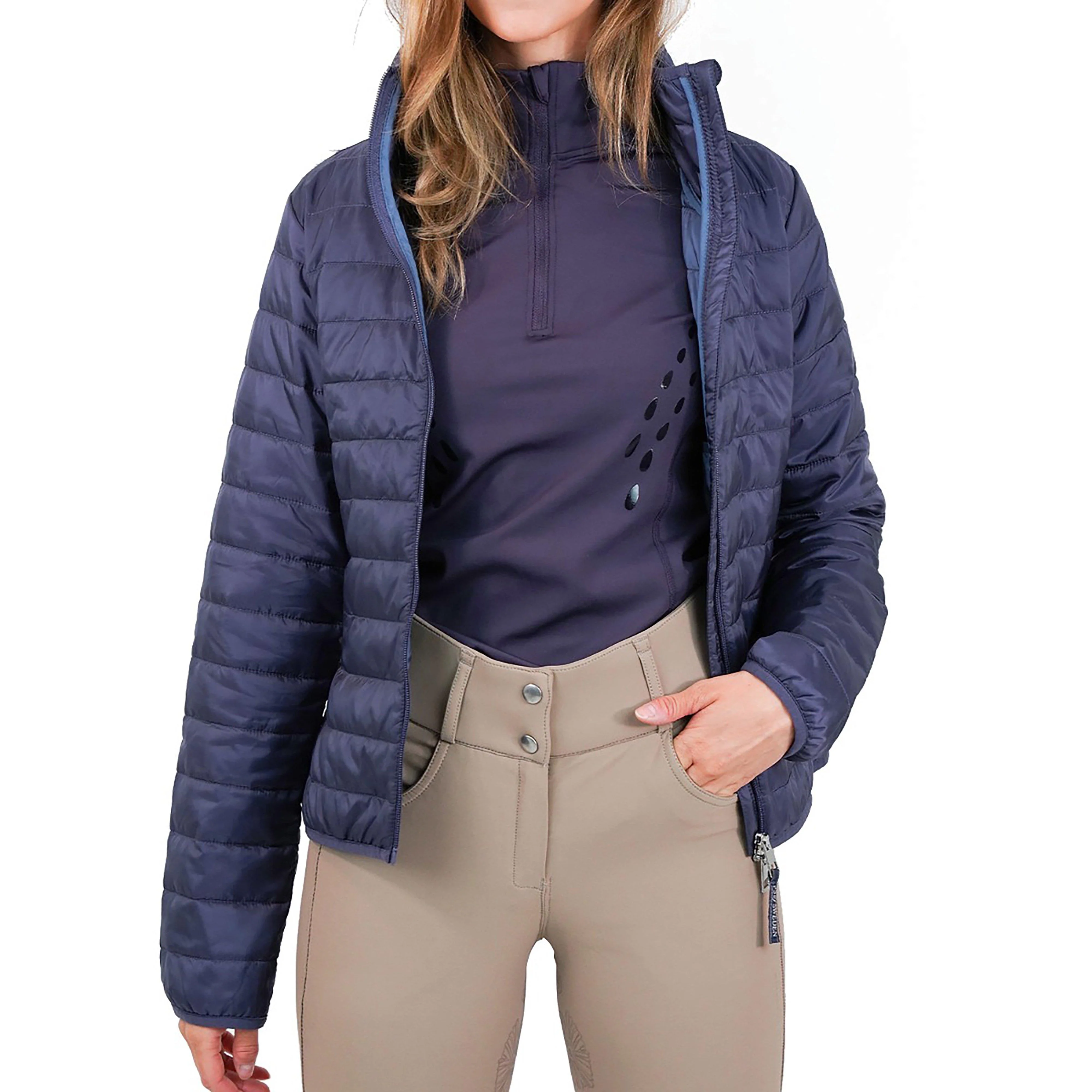 Womens Verbier Jacket Plum - Image 5