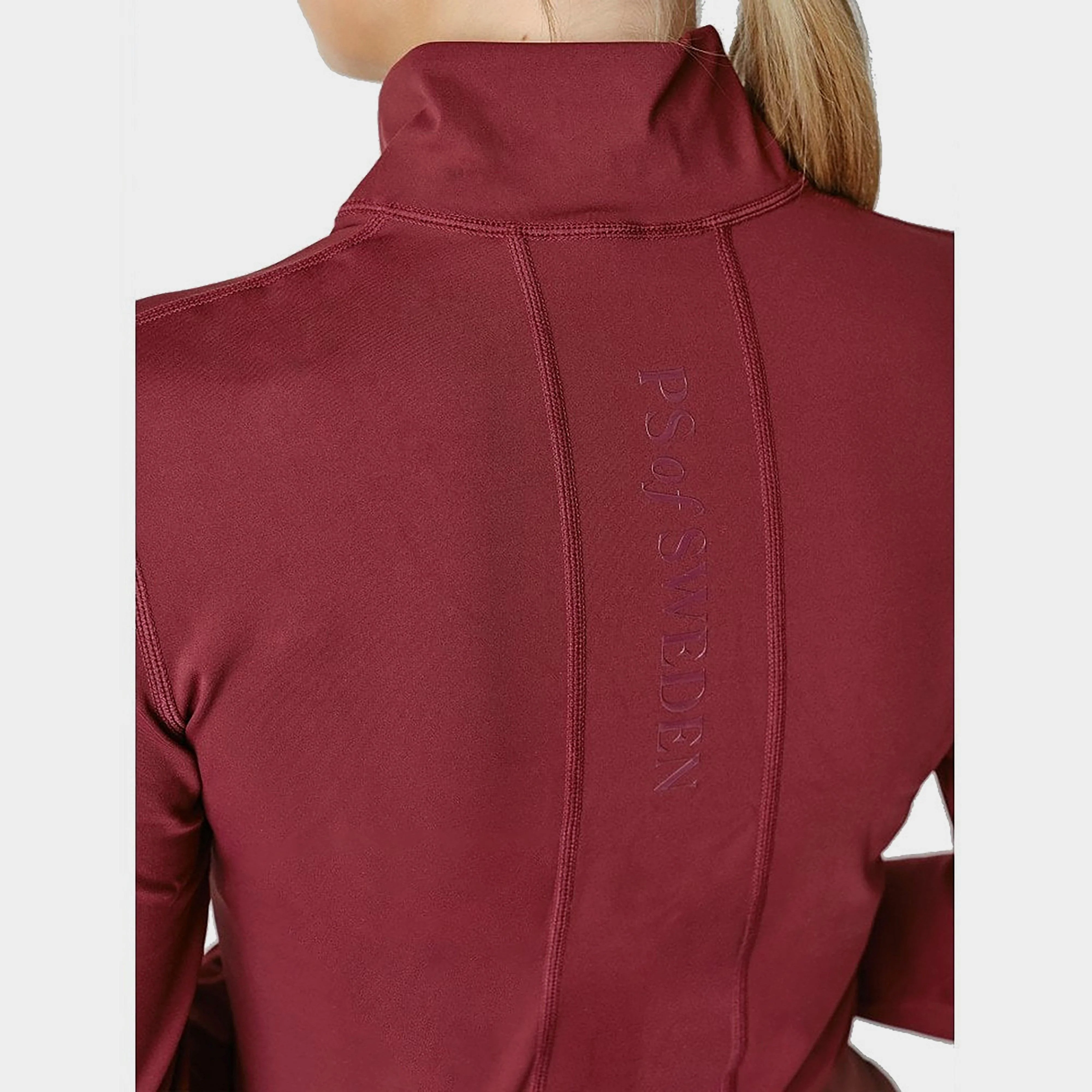Womens Wivianne Long Sleeved Base Layer Wine - Image 2