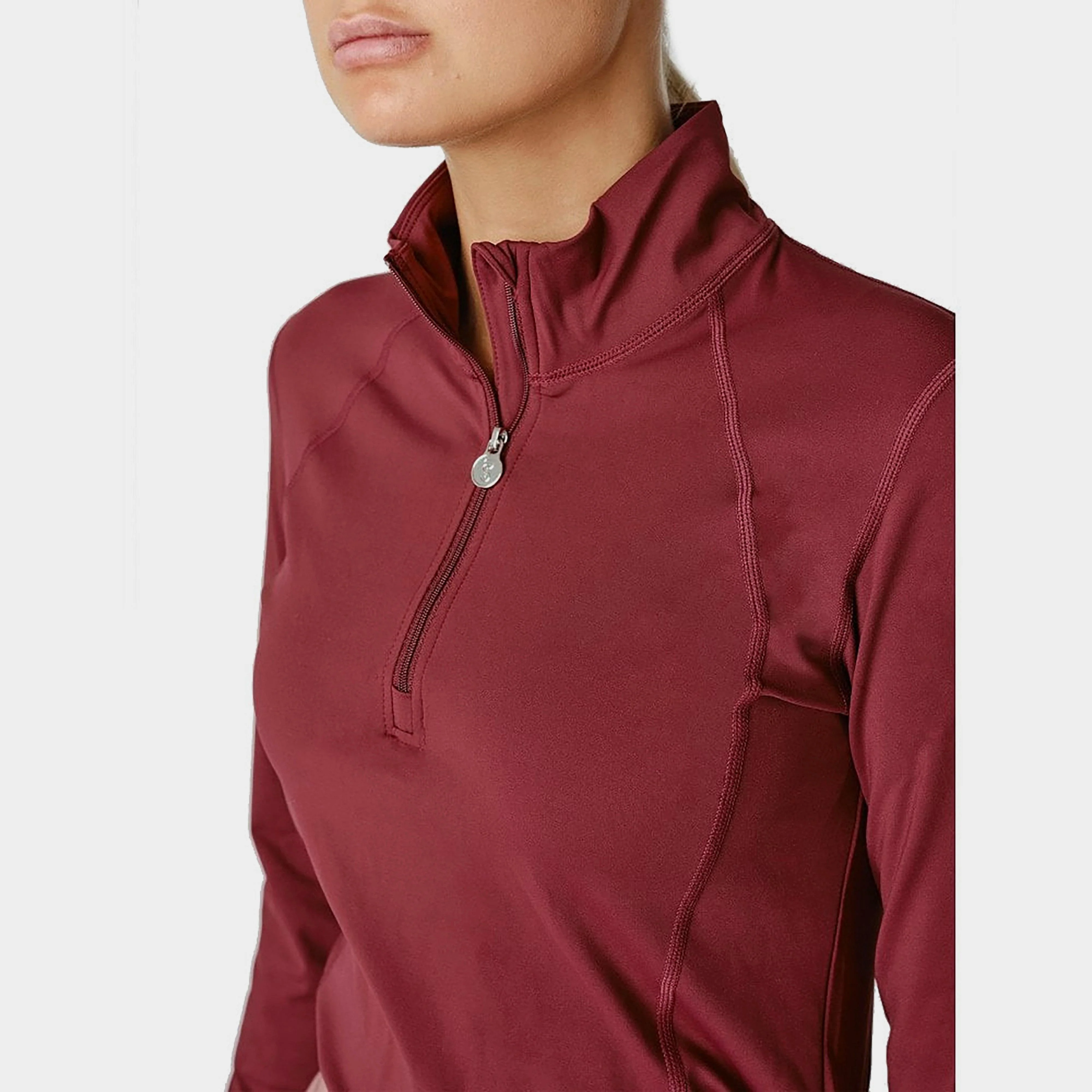 Womens Wivianne Long Sleeved Base Layer Wine - Image 3