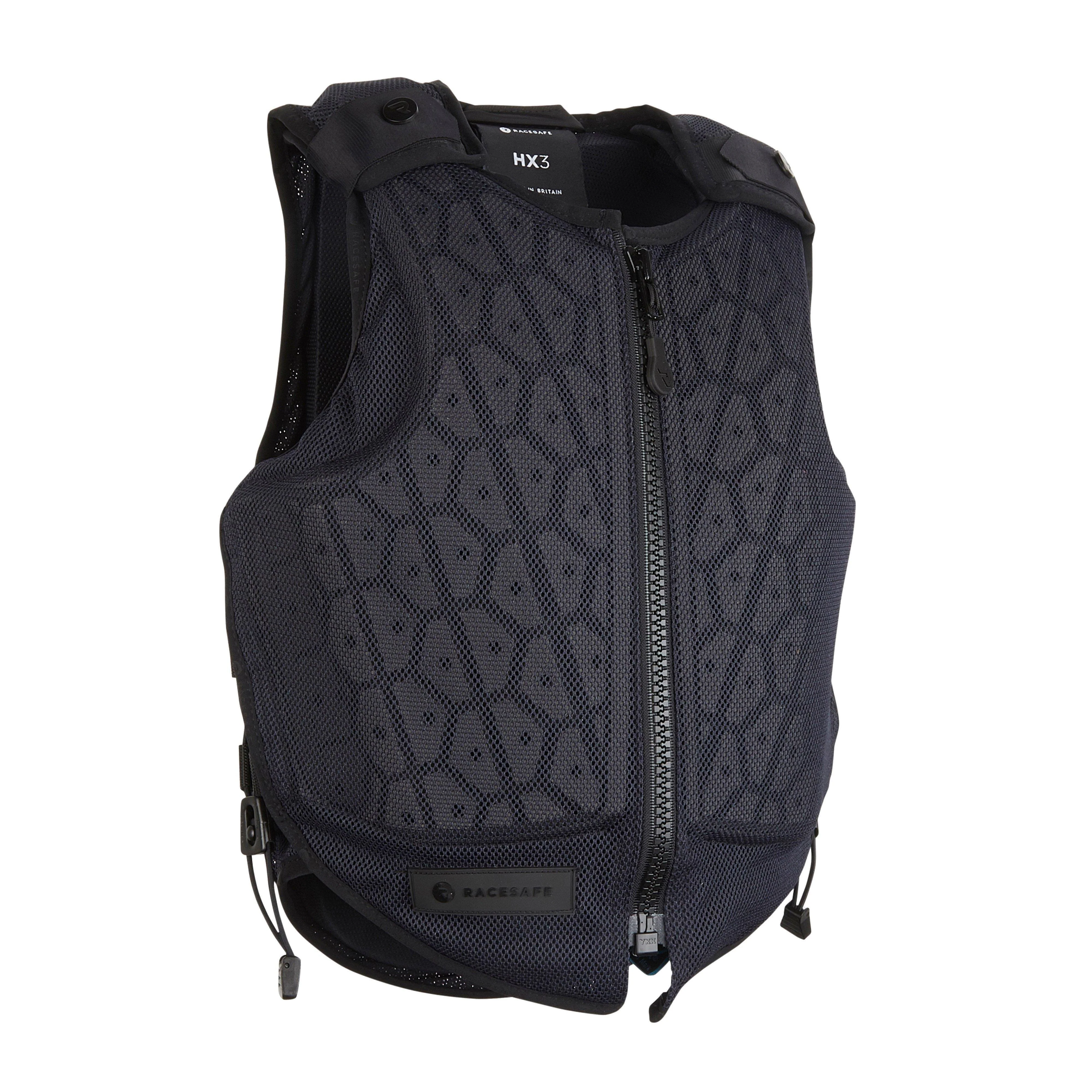 Junior HX3 Young Rider Body Protector Small Navy - Image 7