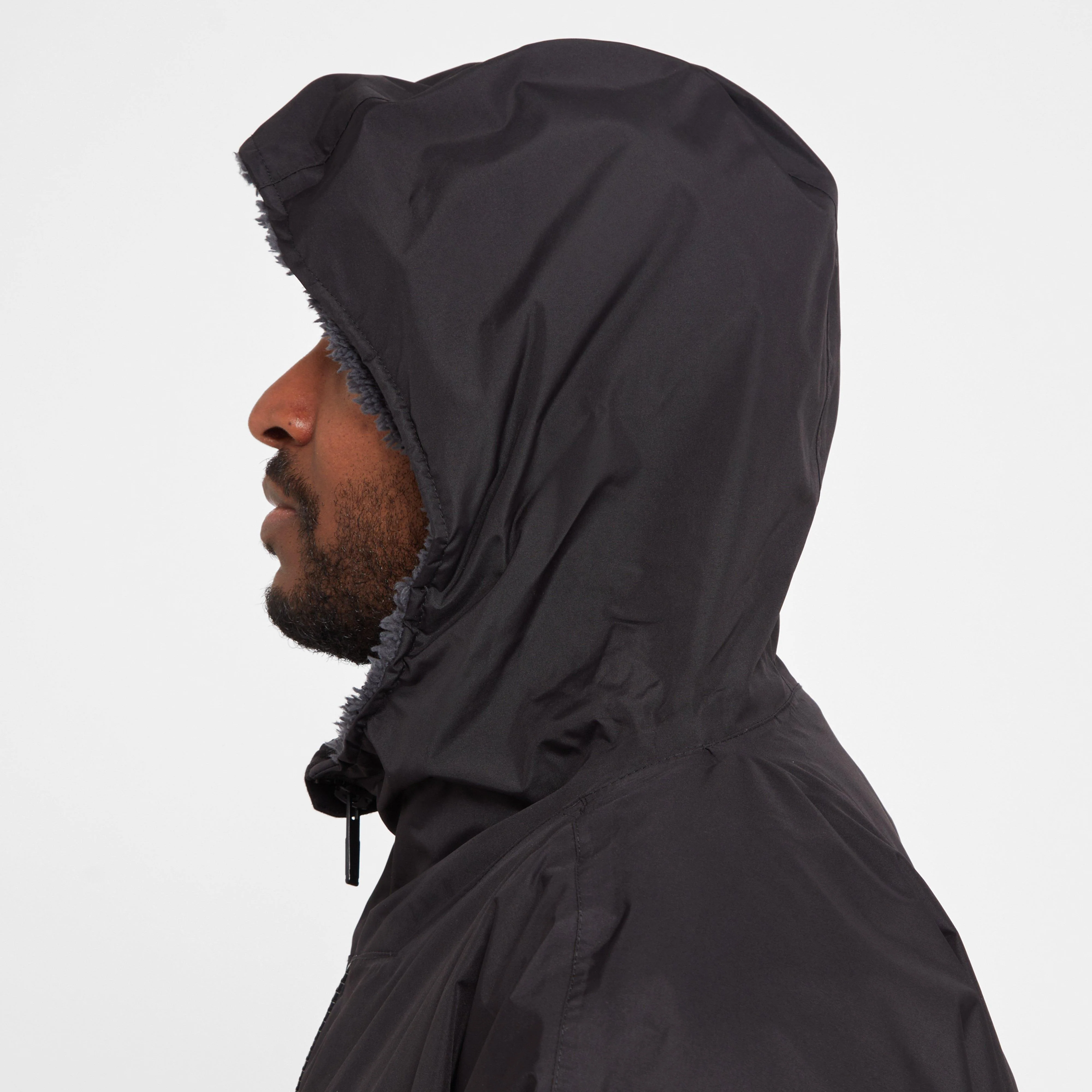 Adults Waterproof Robe Dark Grey - Image 5
