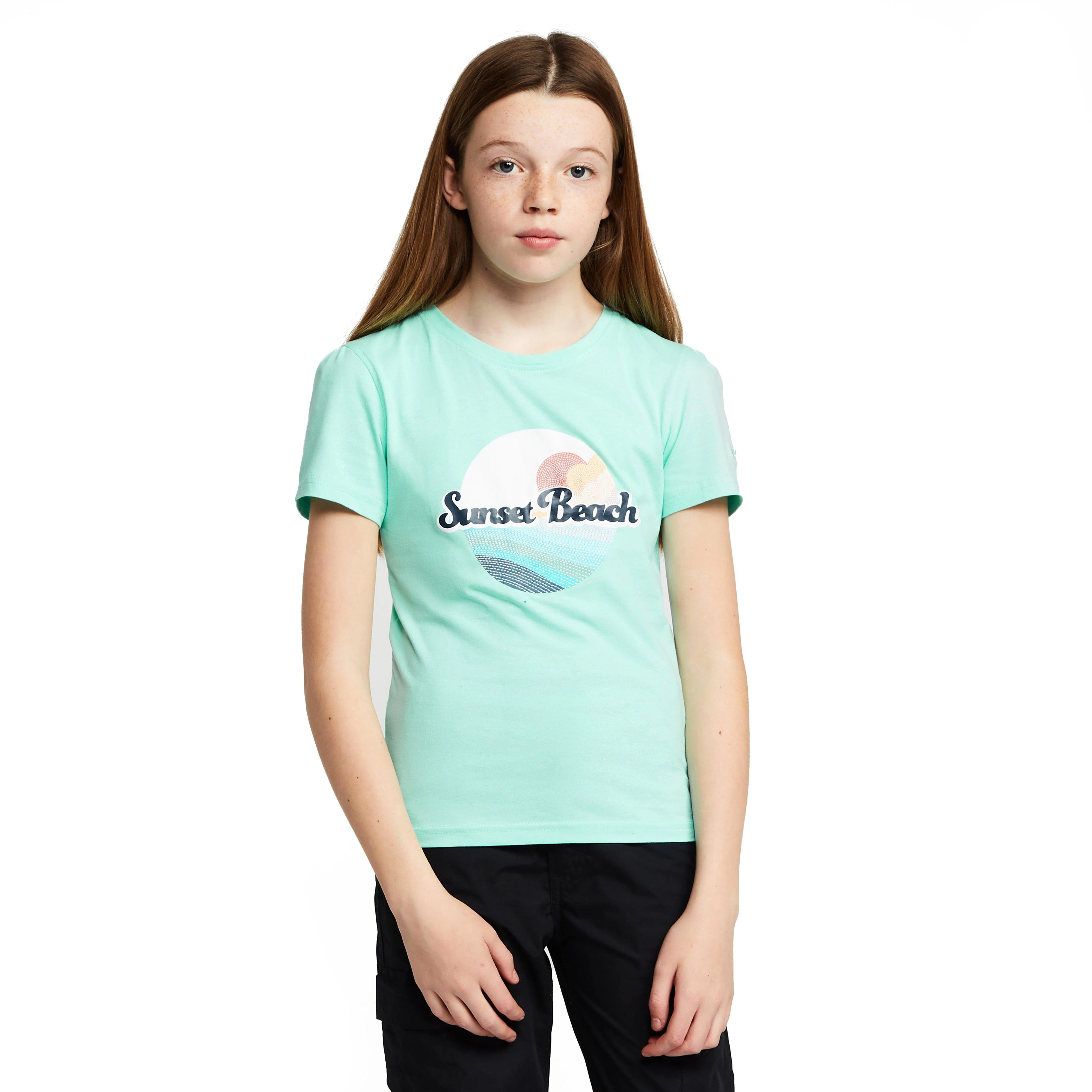 Childs Bosley V T-Shirt Aruba Blue - Image 6
