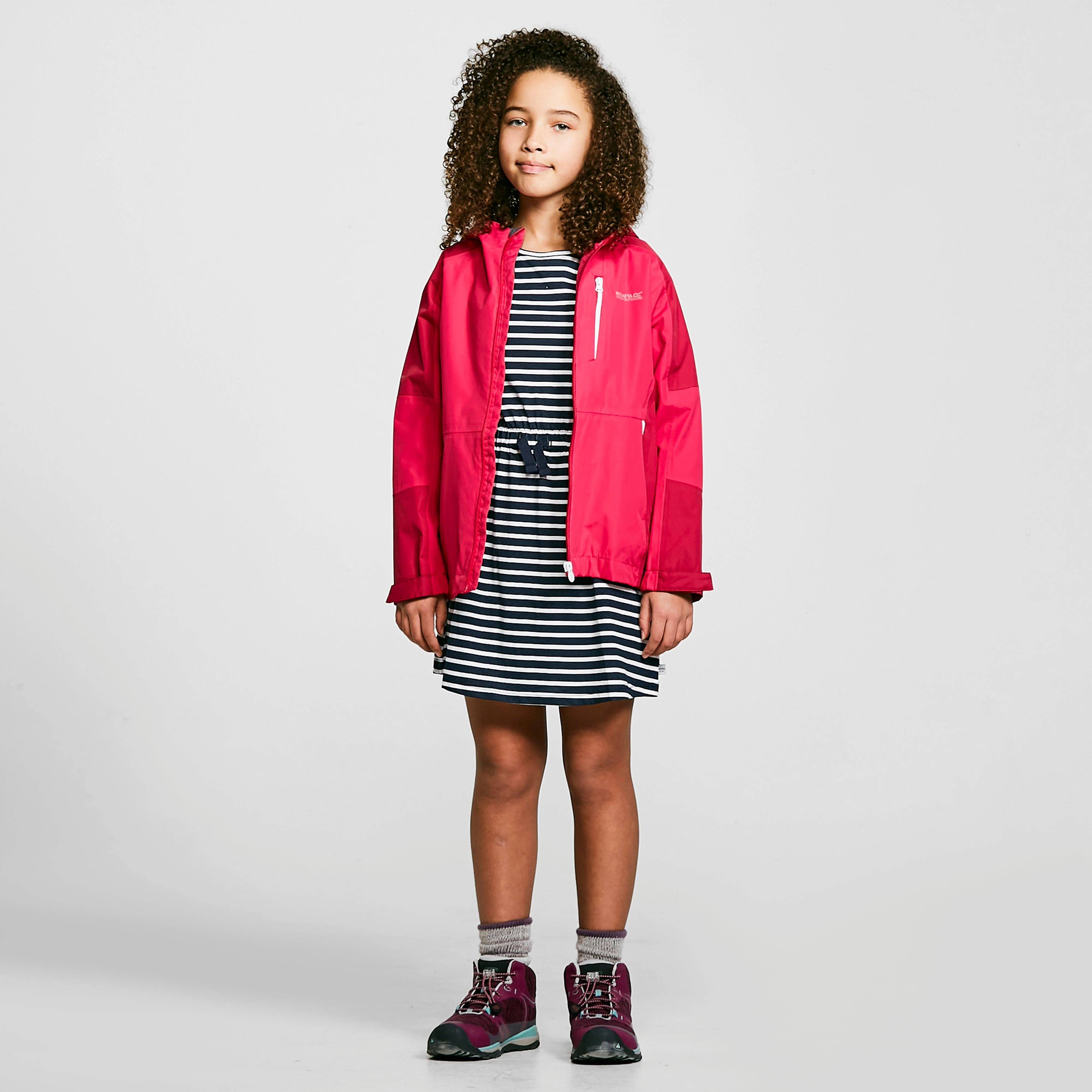 Childs Calderdale II Waterproof Jacket Pink Fusion - Image 3