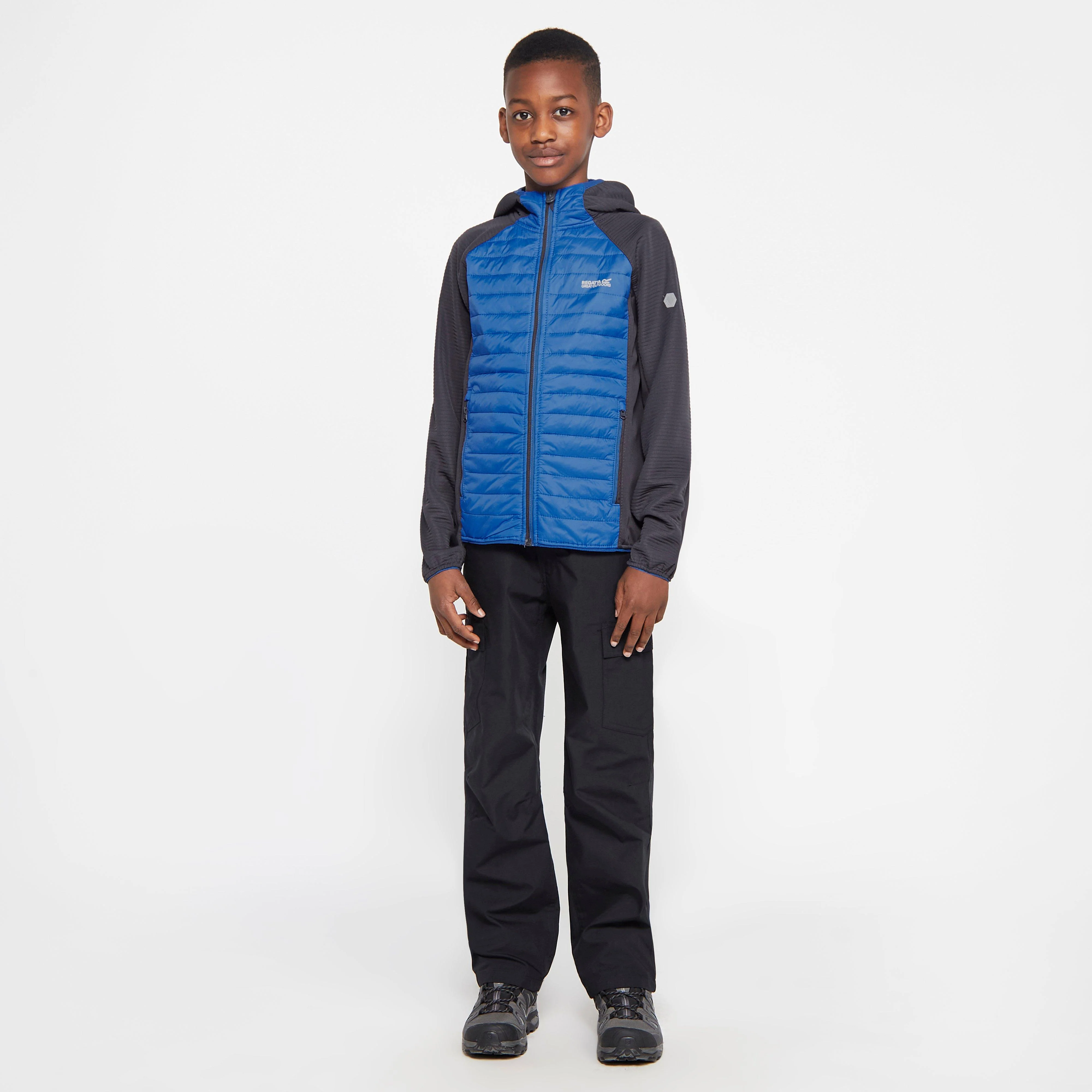 Childs Kielder Hybird V Jacket Imperial Blue/India Grey - Image 3