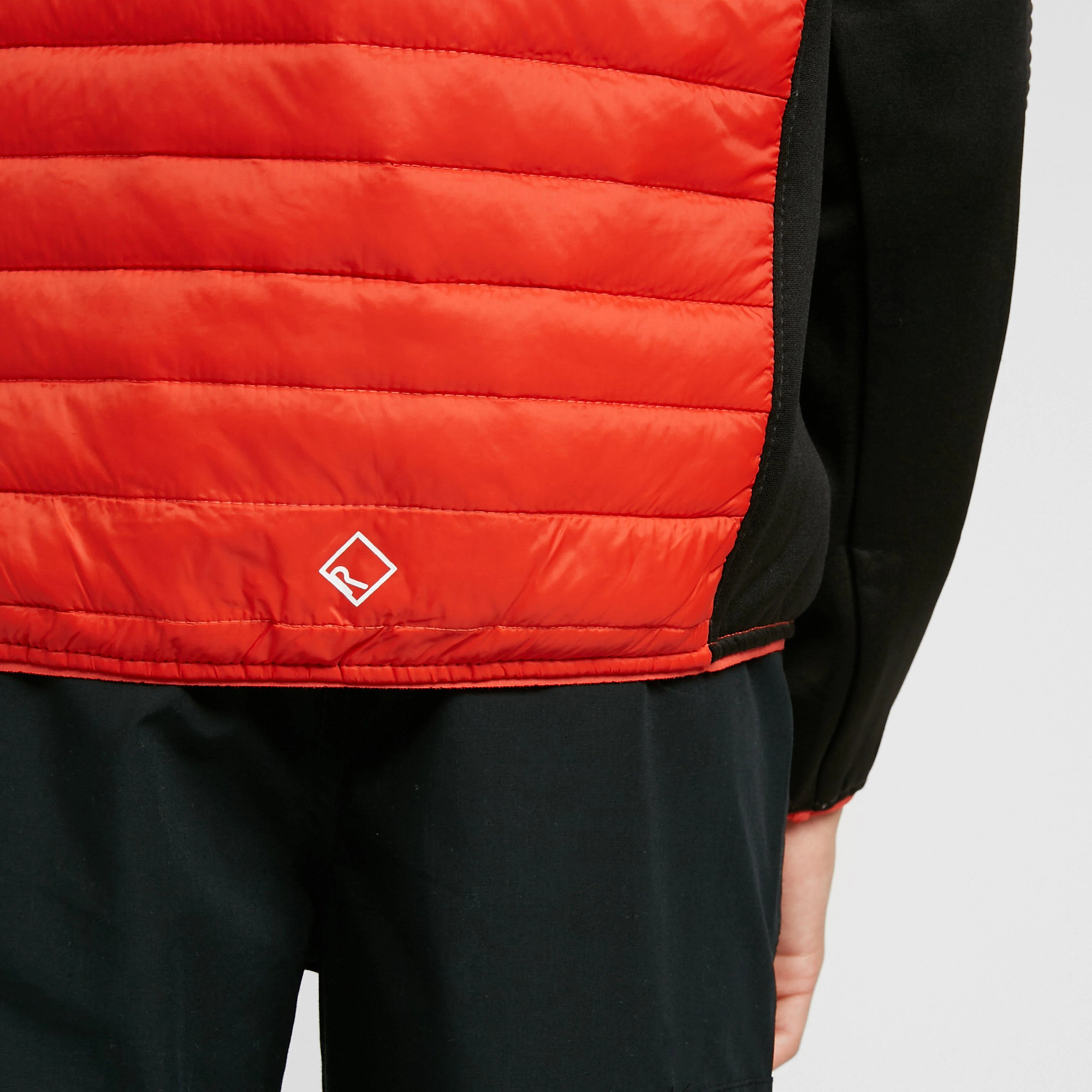 Childs Kielder Hybrid V Jacket Cajun Orange/Ash/Black - Image 6