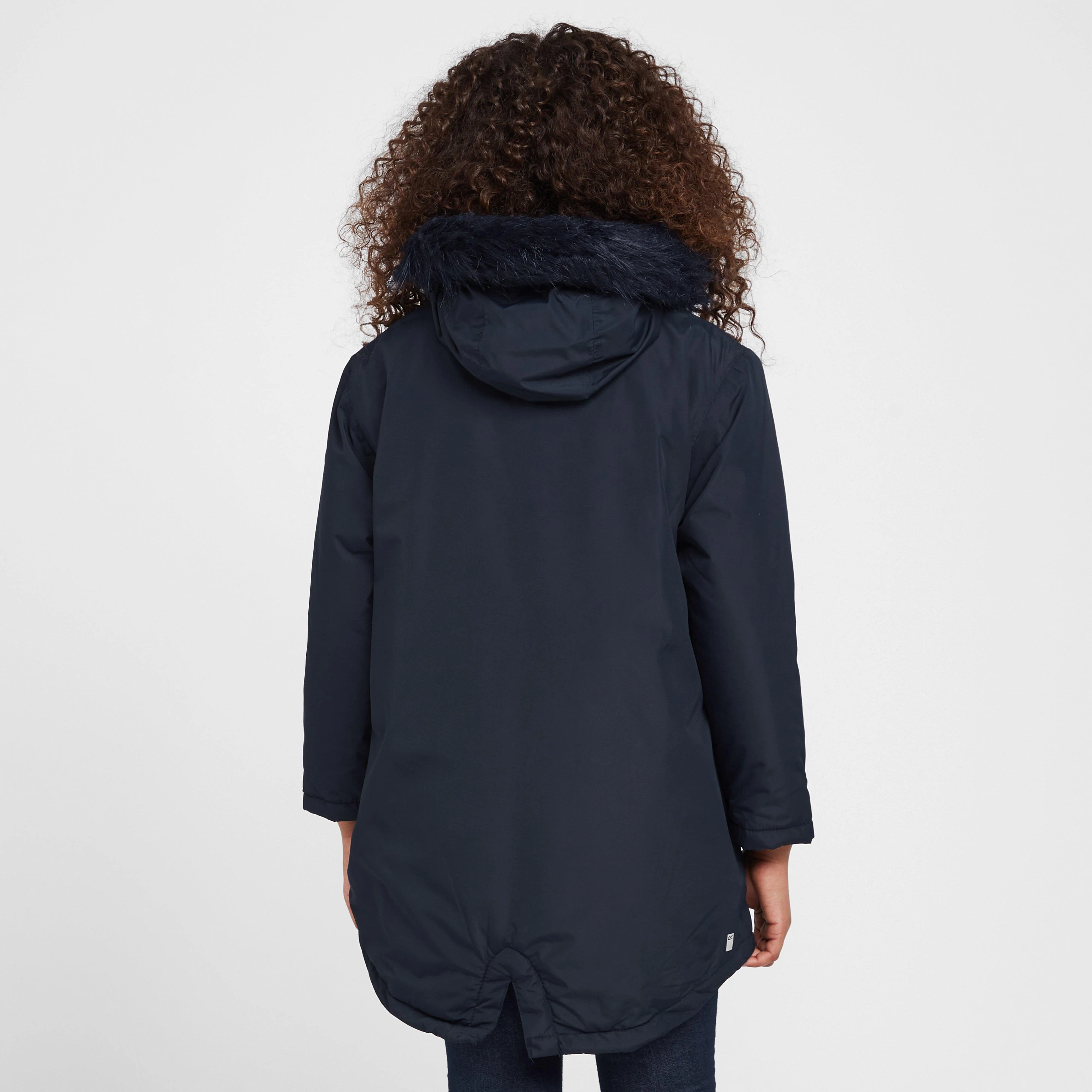 Kids Adelyn Waterproof Parka Jacket Navy - Image 2