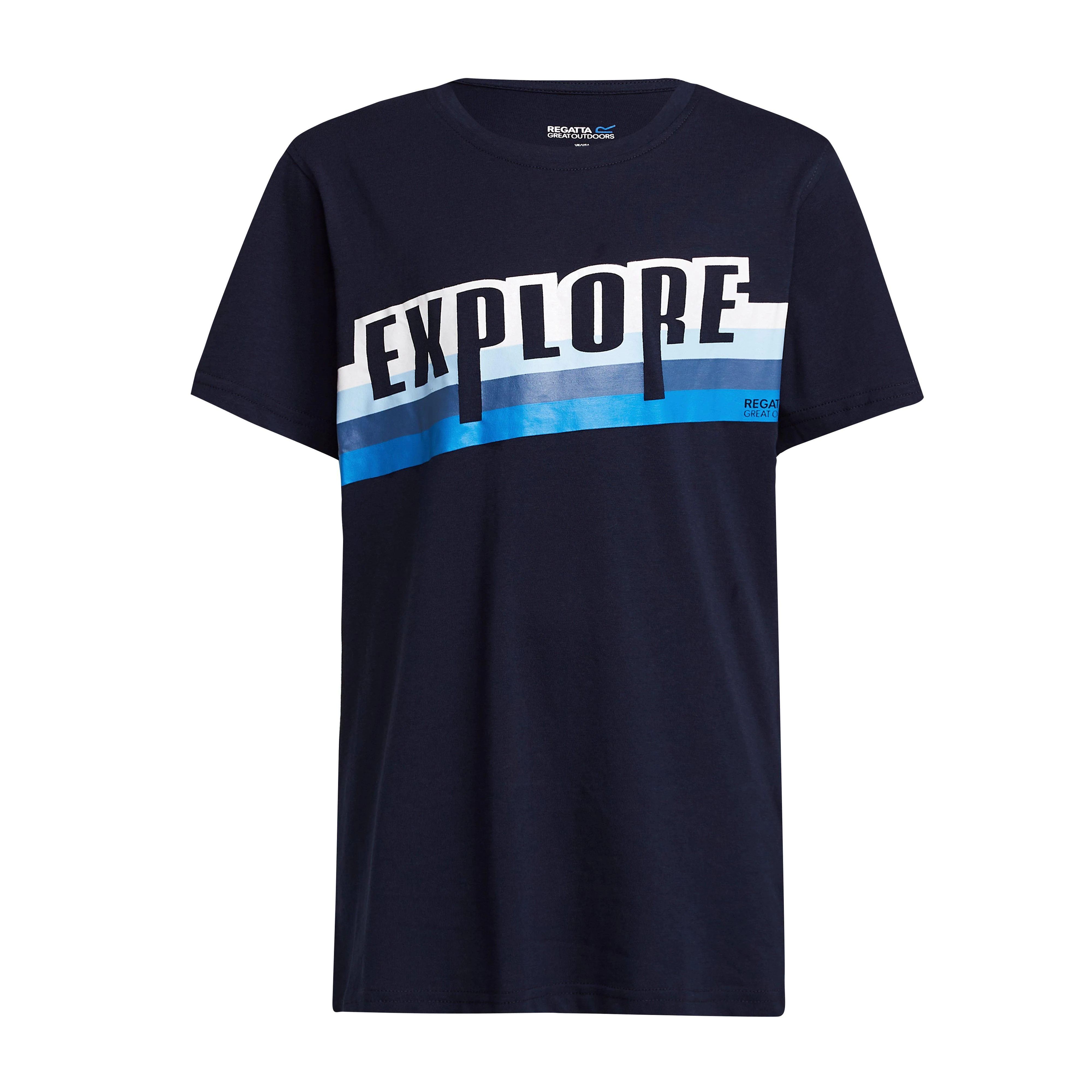 Kids' Bosley V T-Shirt Navy Explore - Image 5