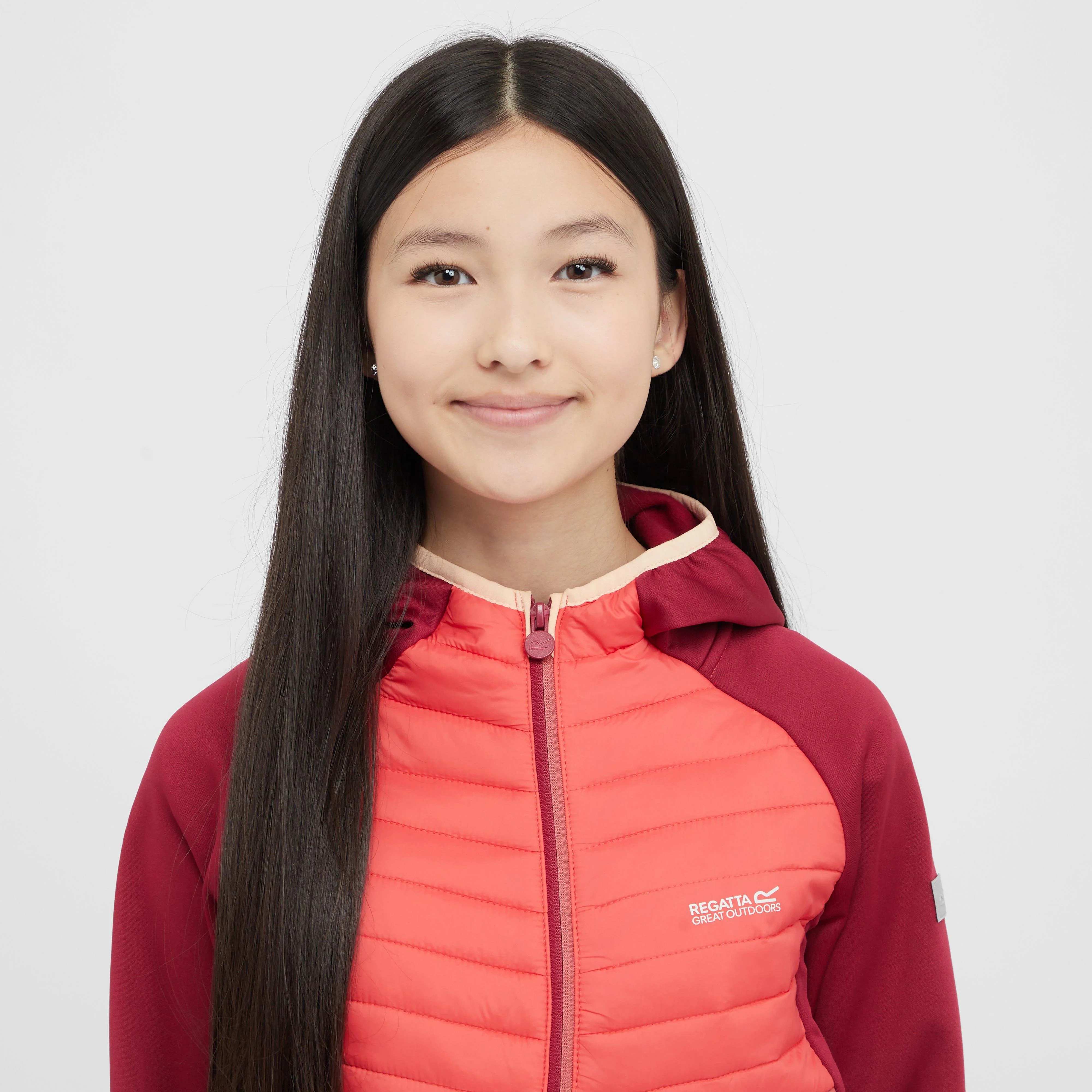 Kids Kielder Hybrid VIII Jacket Rumba Red Sky - Image 4