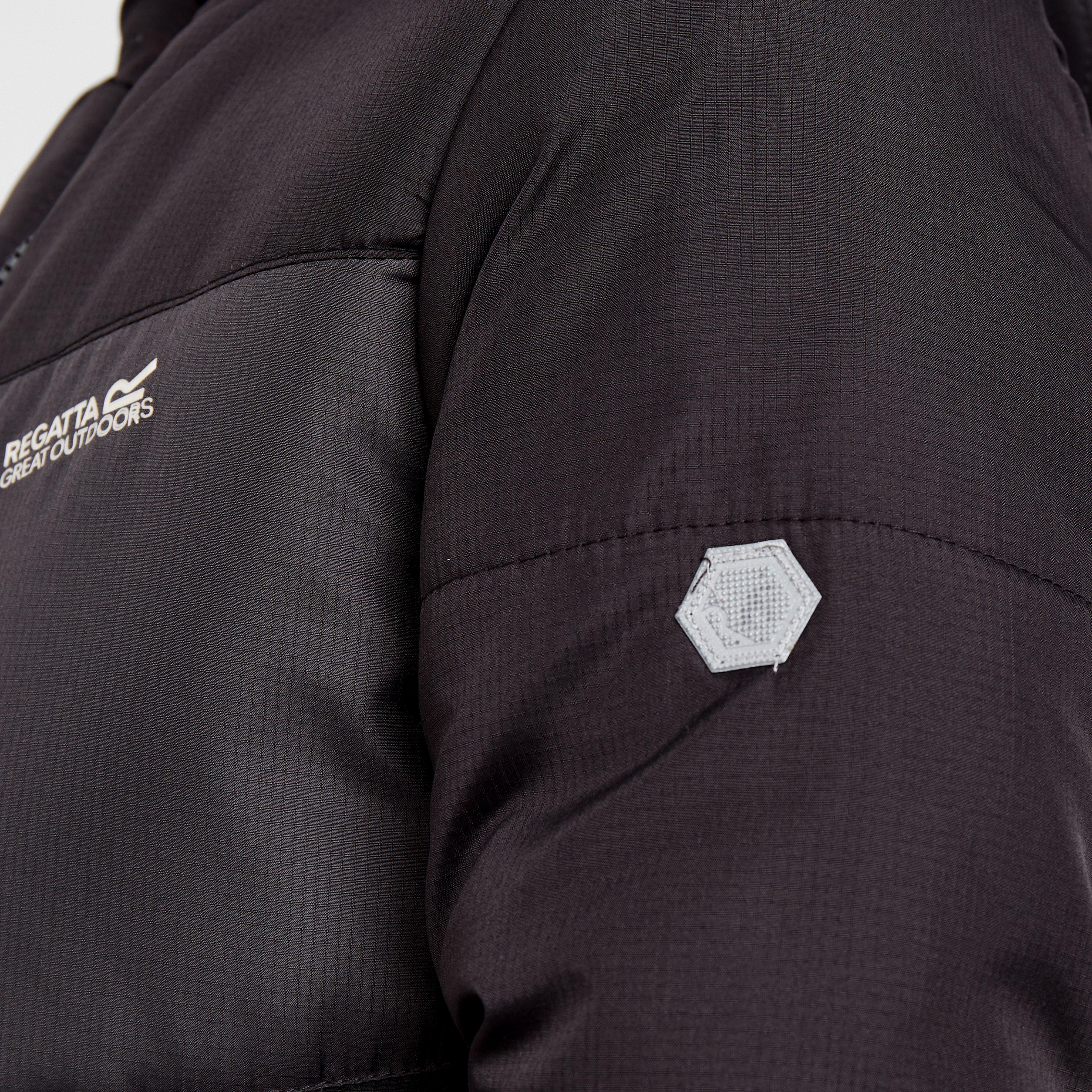Kids Lofthouse VI Insulated Jacket Ash Dark Grey Black - Image 8