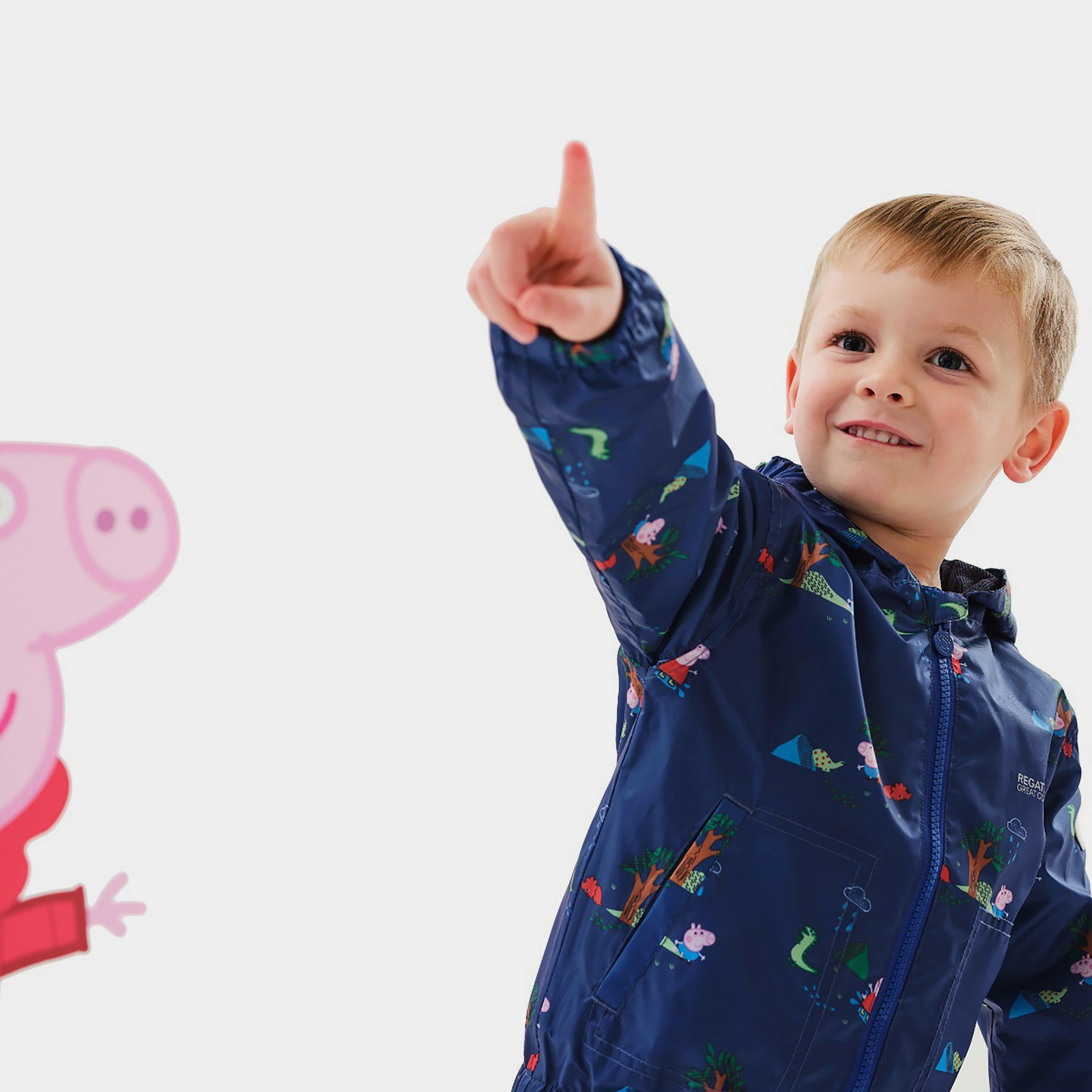 Kids Muddy Puddle Jacket New Royal Peppa & George - Image 5