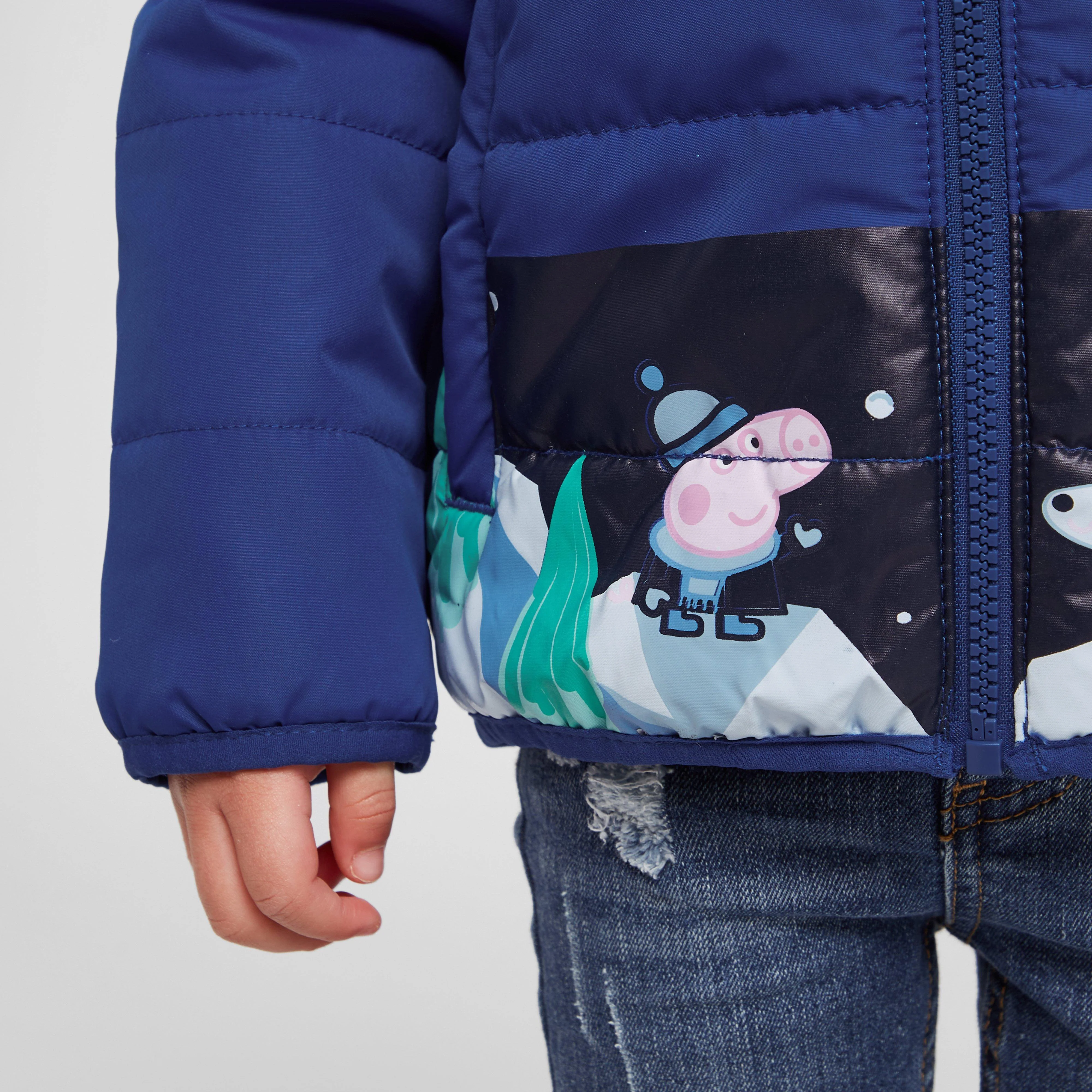 Kids Peppa Padded Jacket Space Blue - Image 7