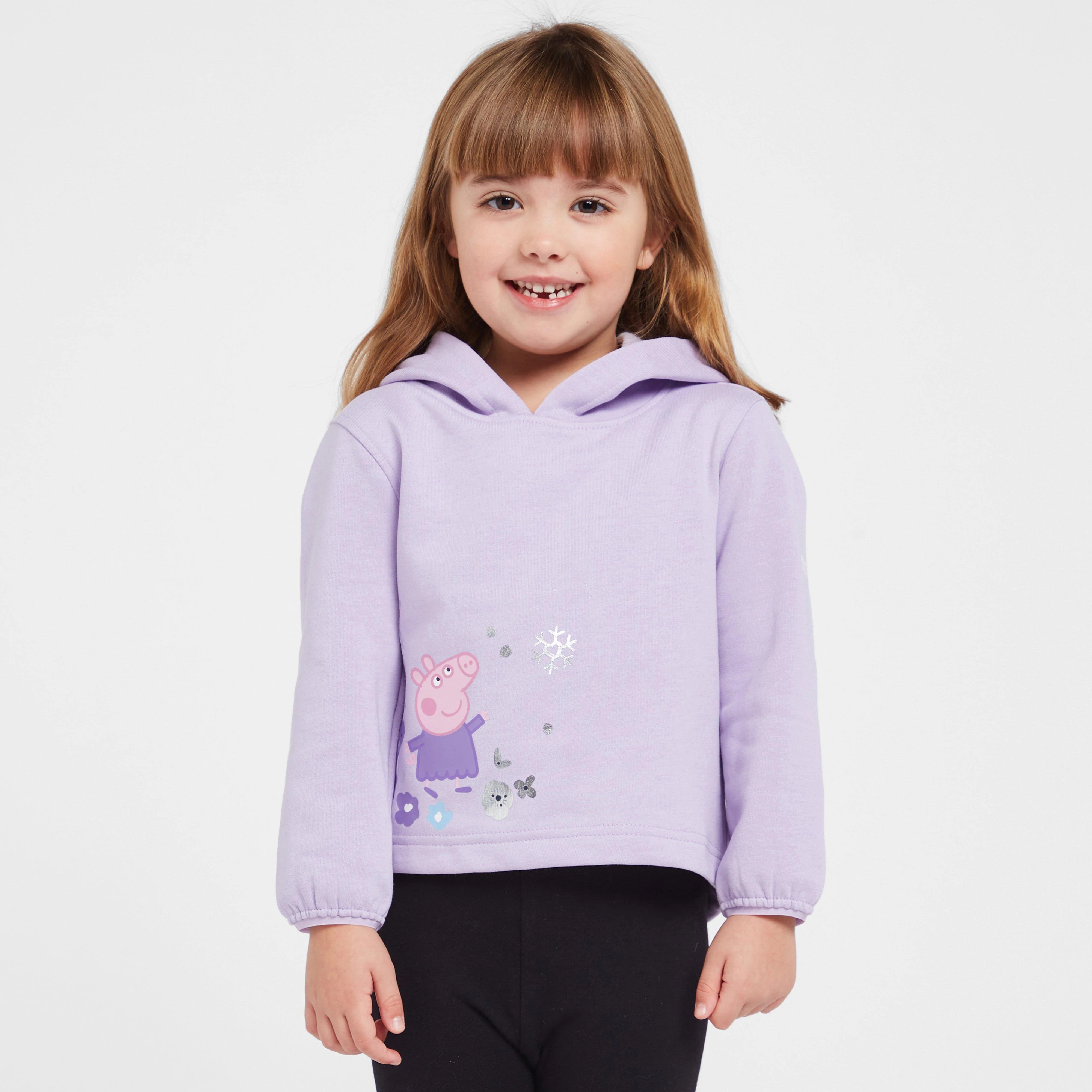 Kids Peppa Pig Hoody Lilac