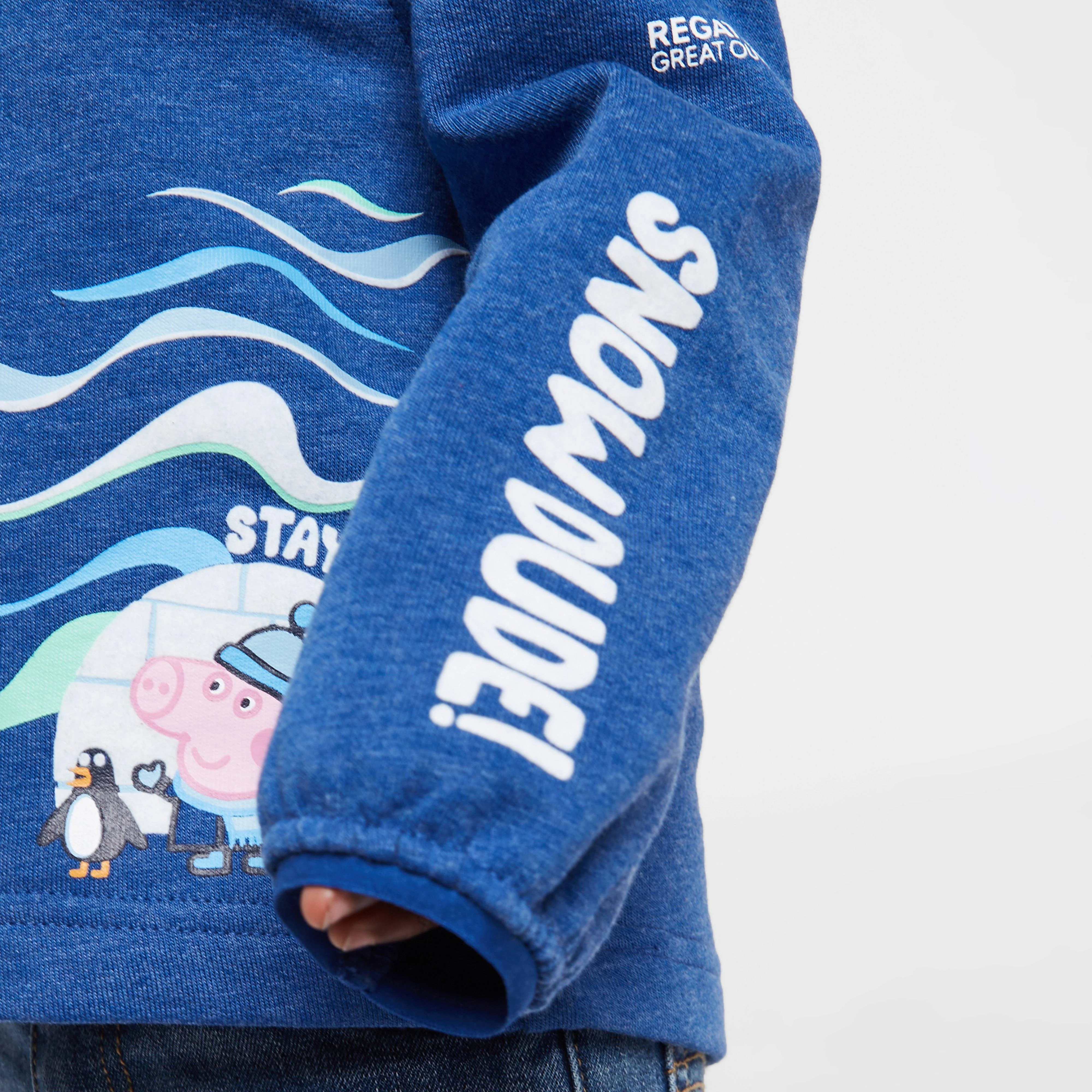 Kids Peppa Pig Hoody Navy - Image 5