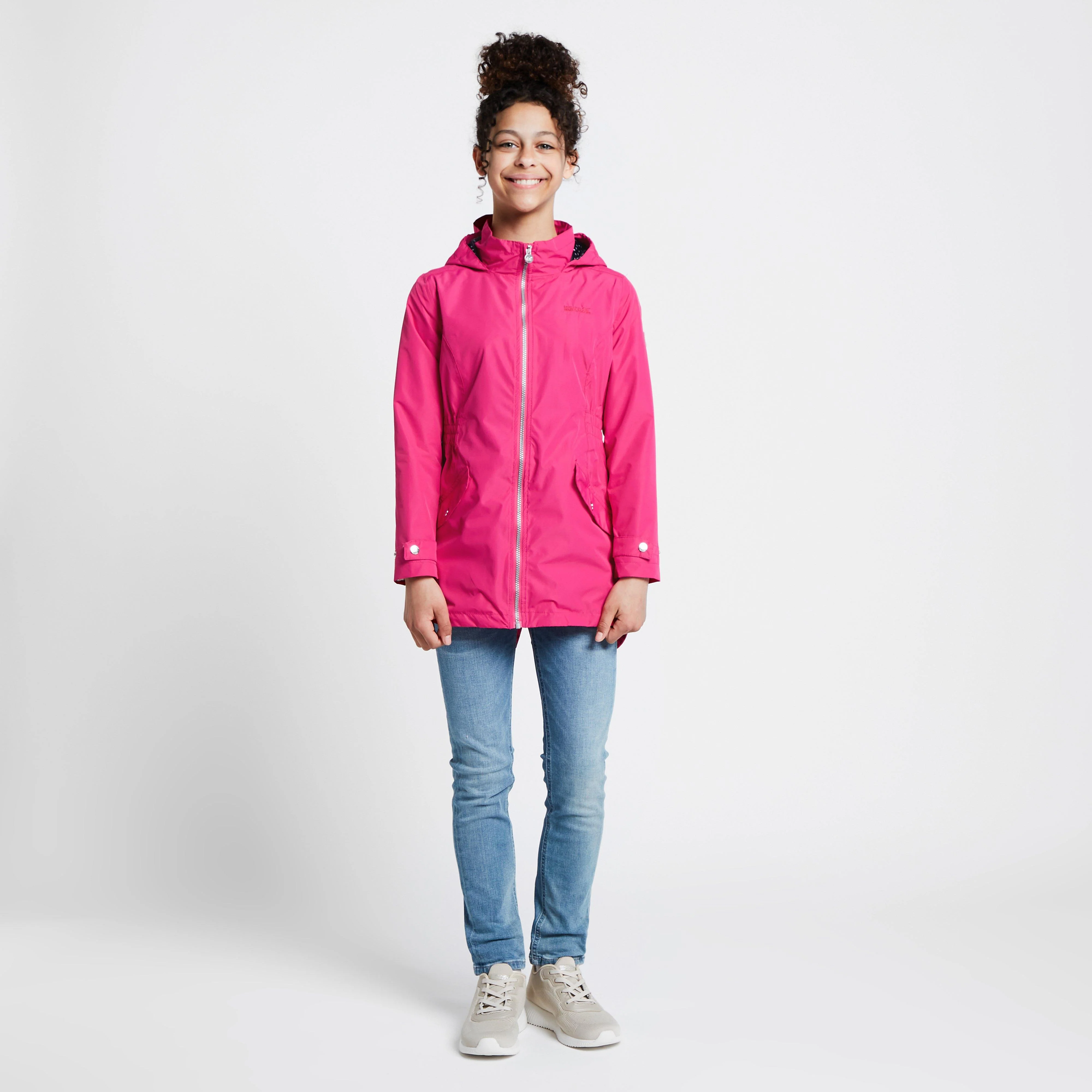 Kids Talei Waterproof Jacket Pink Fusion - Image 4