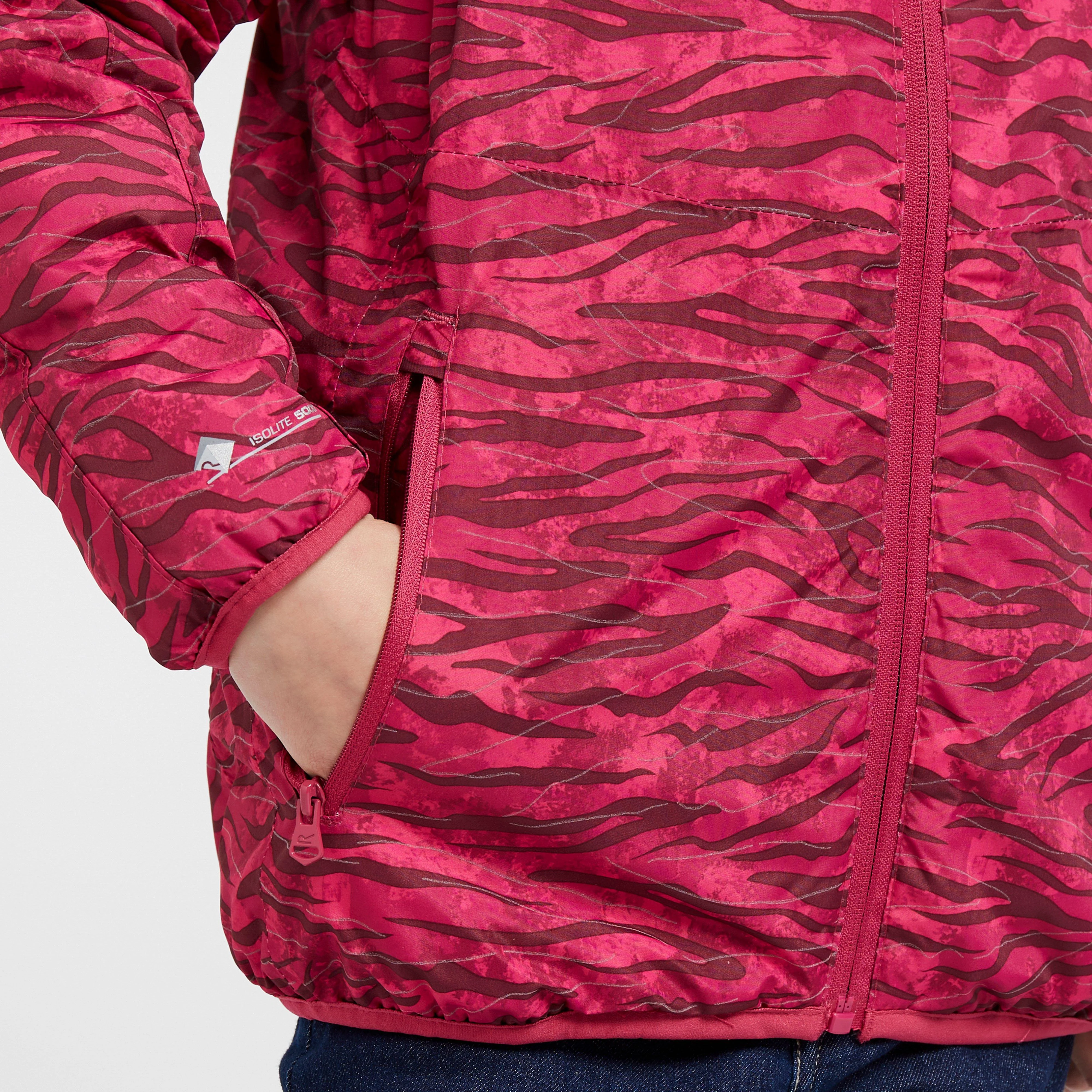 Kids Volcanics VI Jacket Pink Camo - Image 7