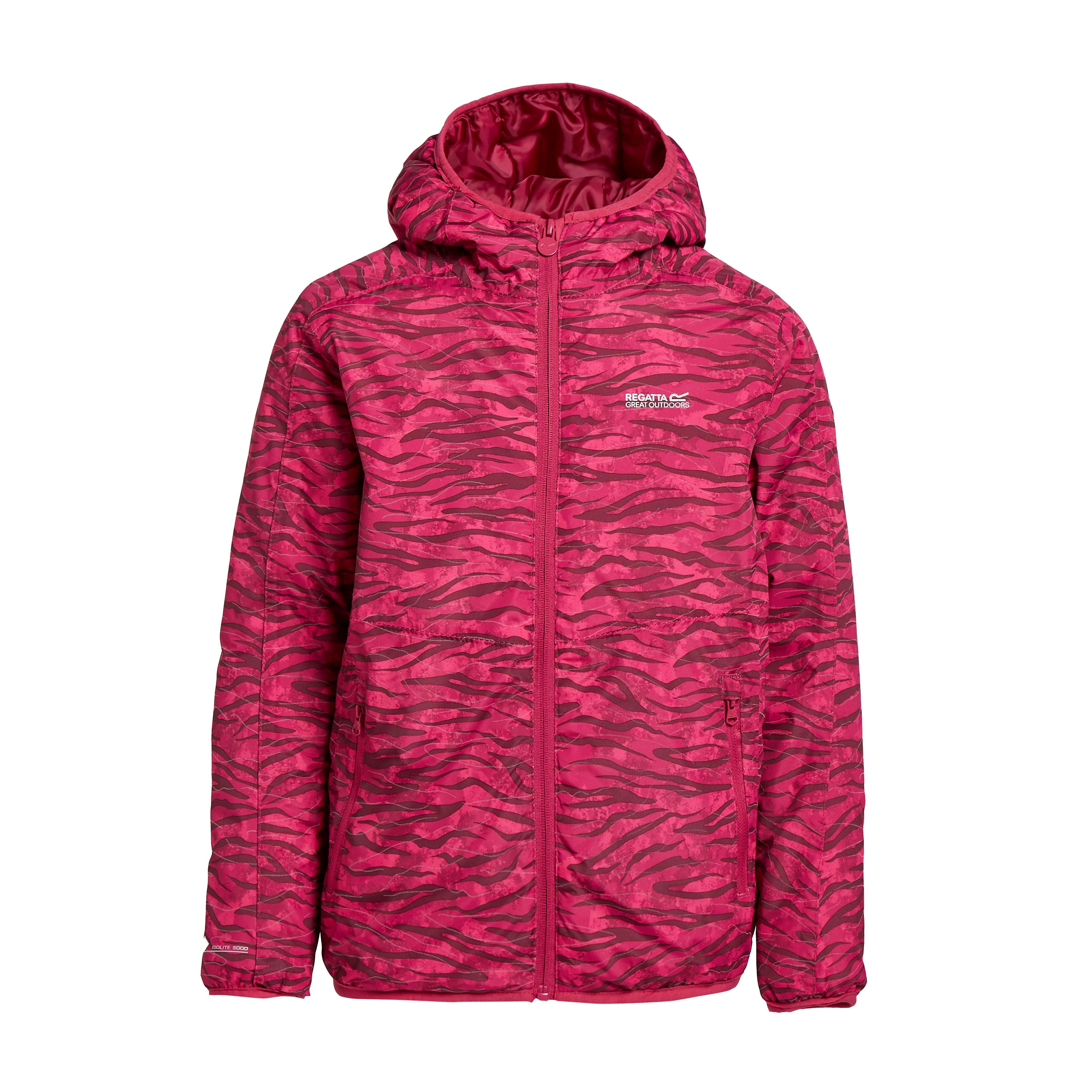 Kids Volcanics VI Jacket Pink Camo - Image 9