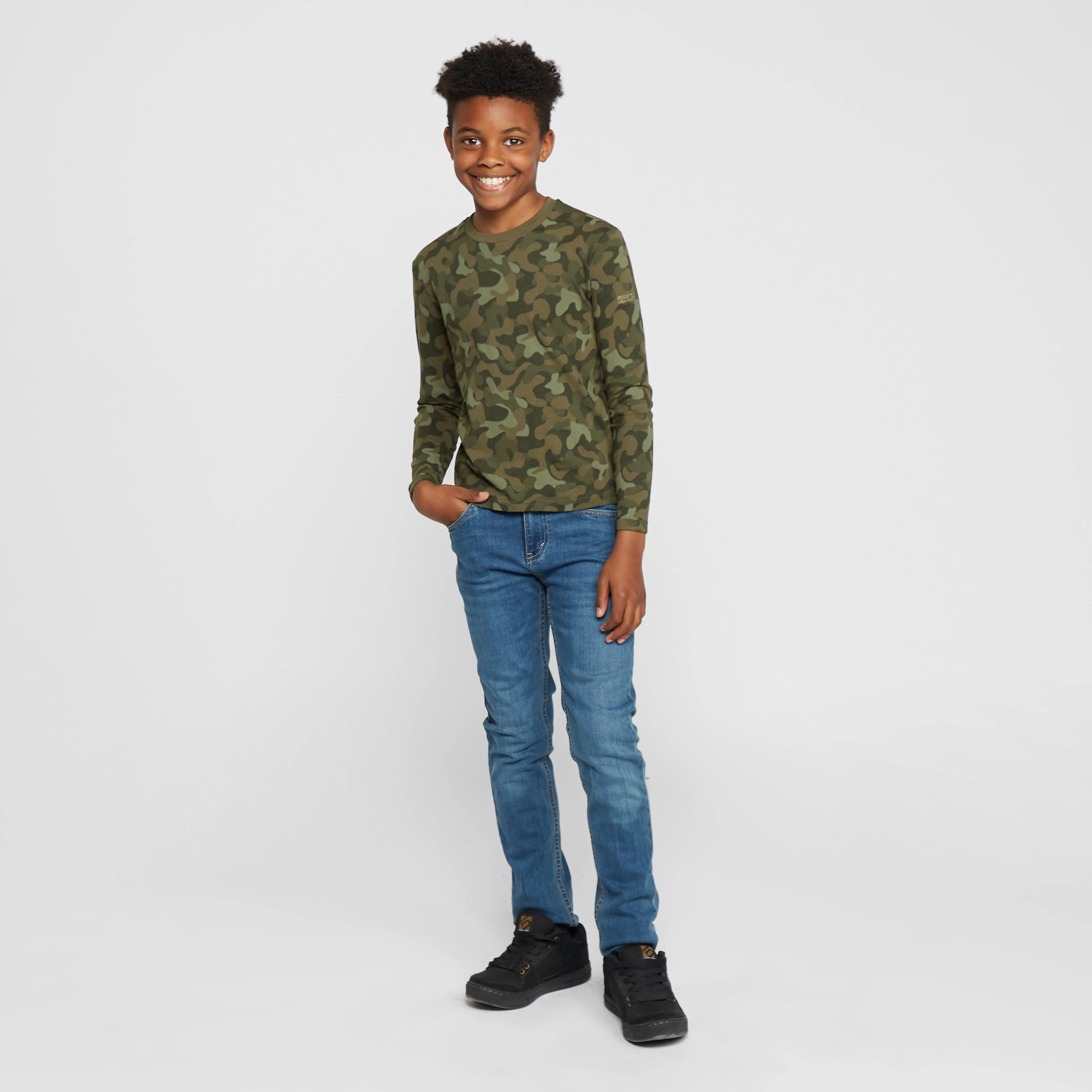Kids Wenbie III Long-Sleeved Top Khaki - Image 3