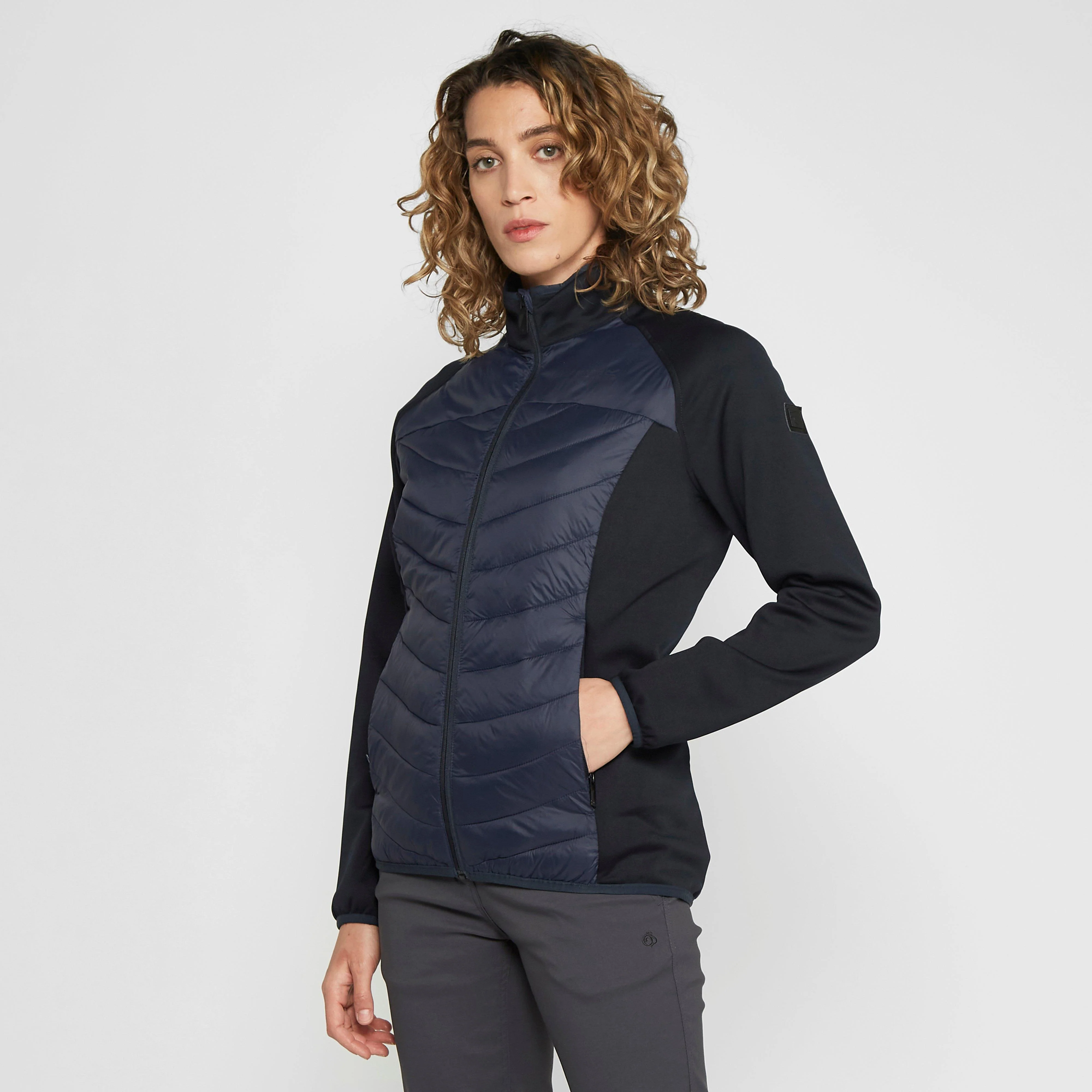 Ladies Clumber II Hybrid Jacket Navy