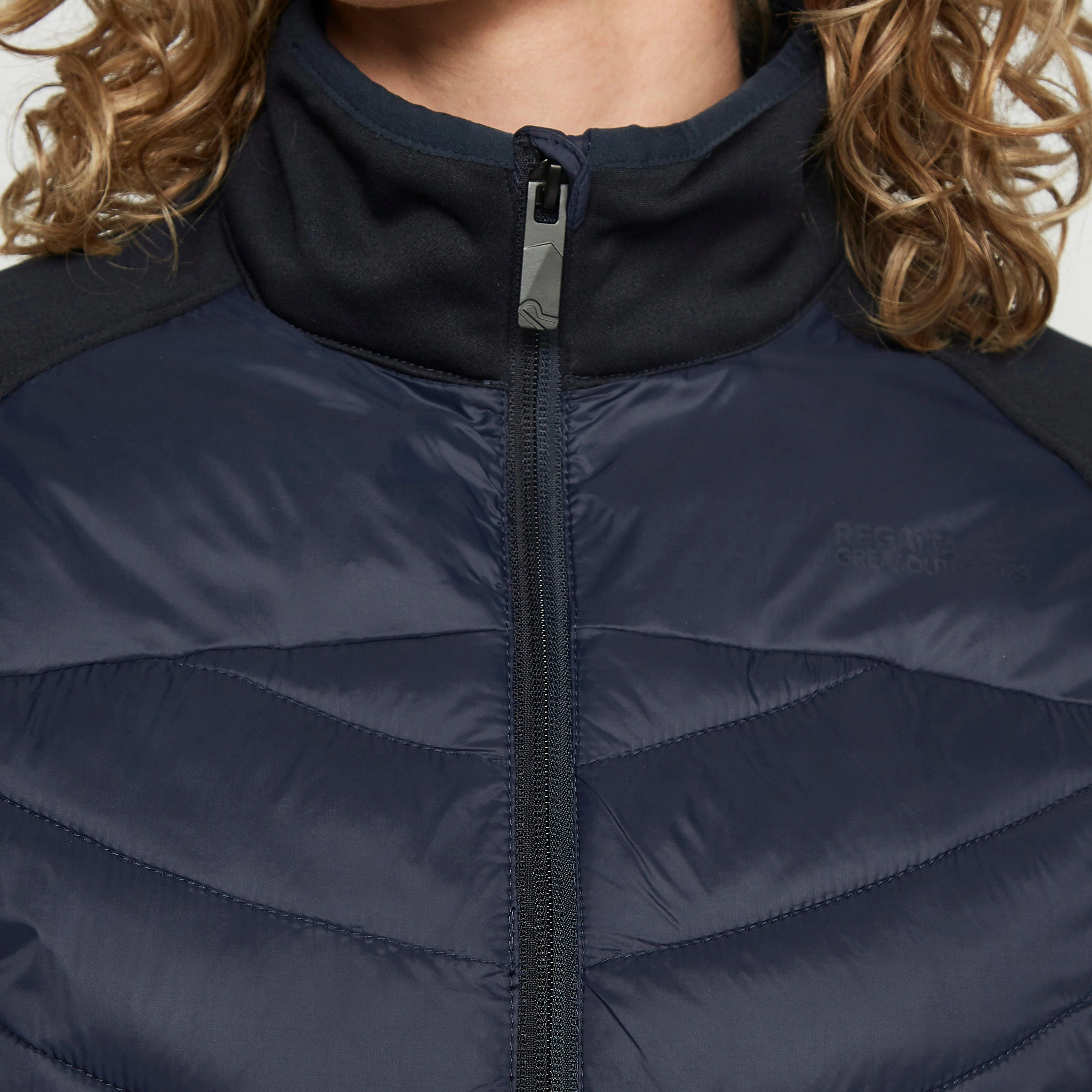 Ladies Clumber II Hybrid Jacket Navy - Image 6