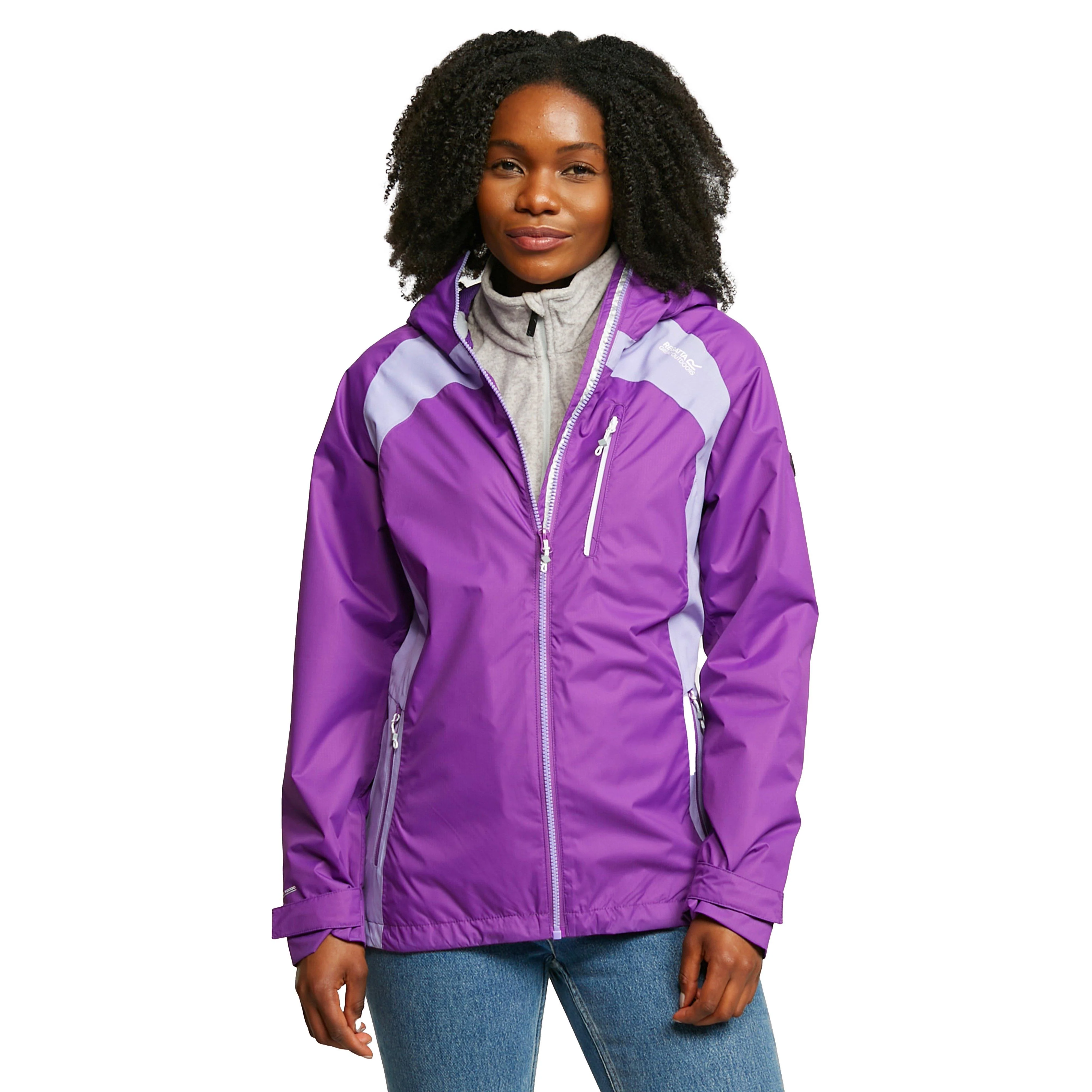 Ladies Highton Stretch Jacket II Plum Jam/Lilac Bloom - Image 10