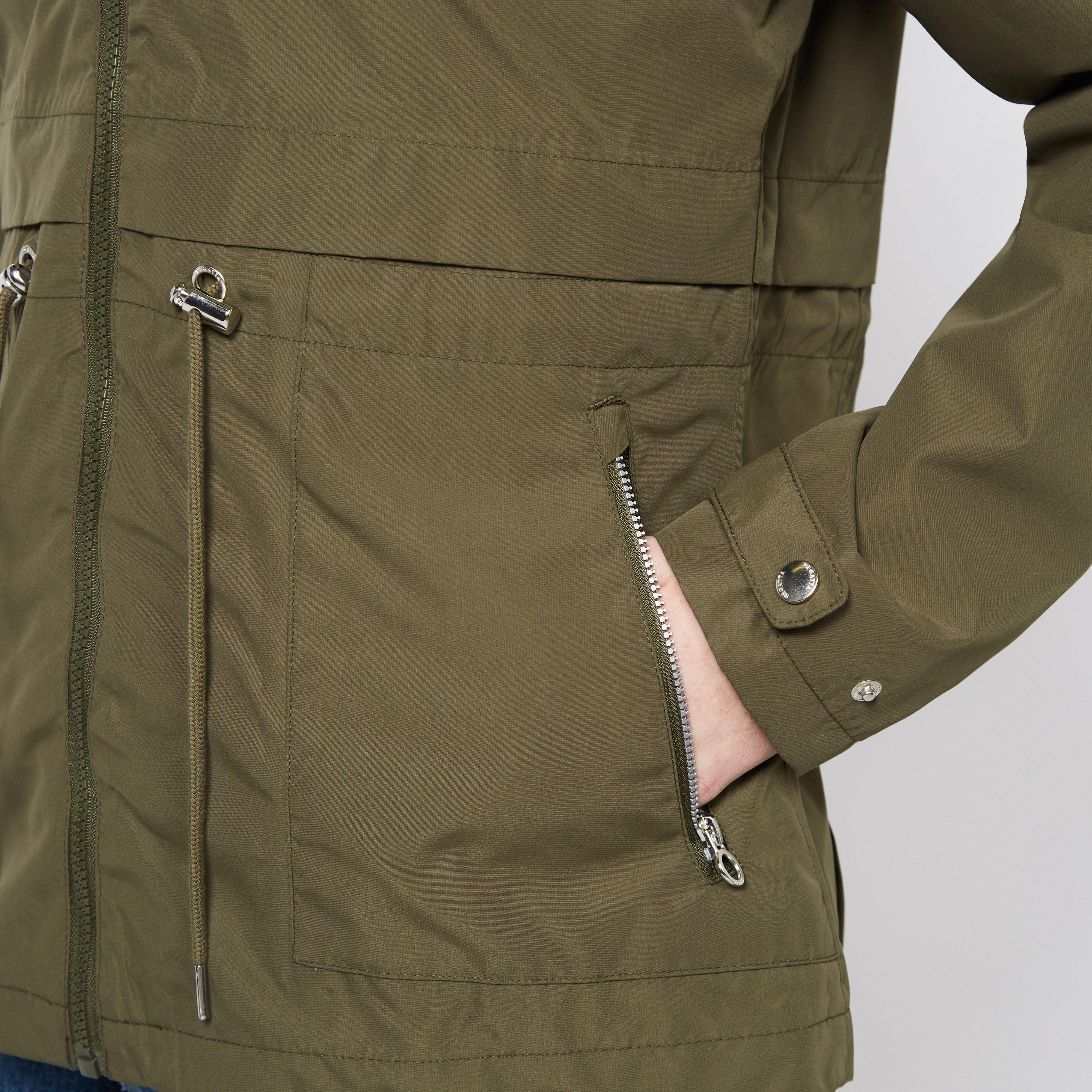 Ladies Nadira Waterproof Jacket Khaki - Image 10