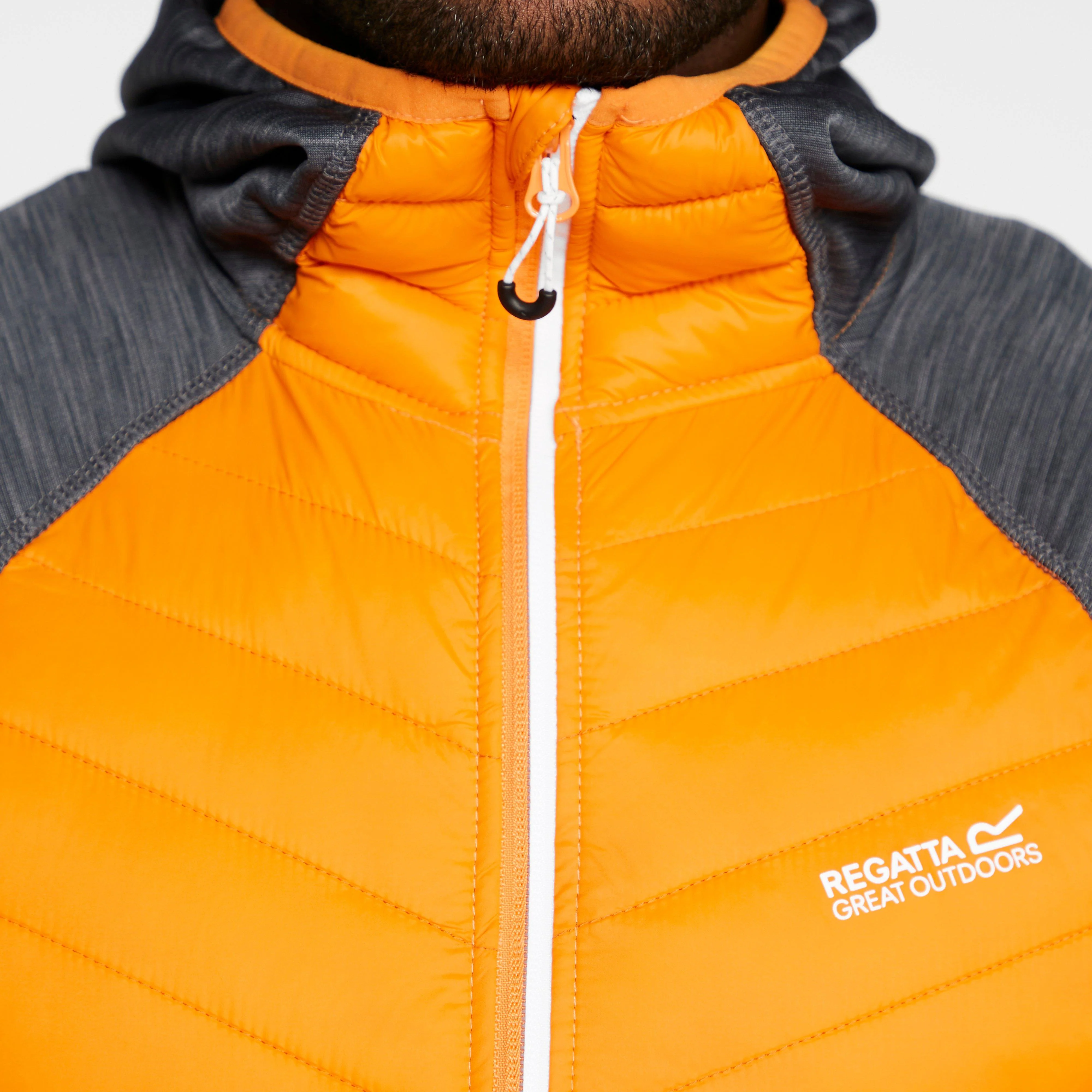 Mens Anderson VI Hybrid Insulated Jacket Flame Orange/Light Grey Marl/Fox - Image 6
