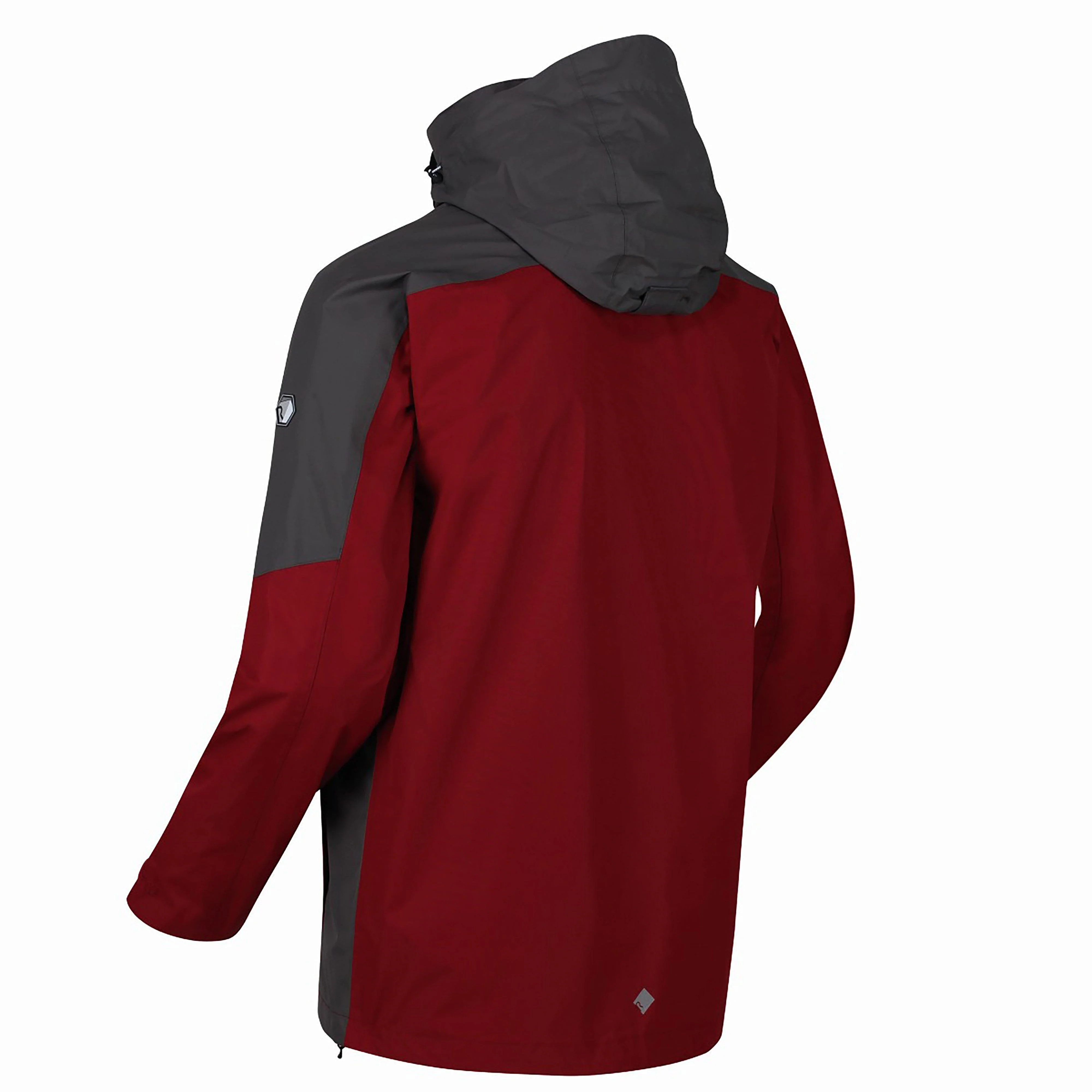 Mens Calderdale III Jacket Dehli Red Magnet Grey - Image 4