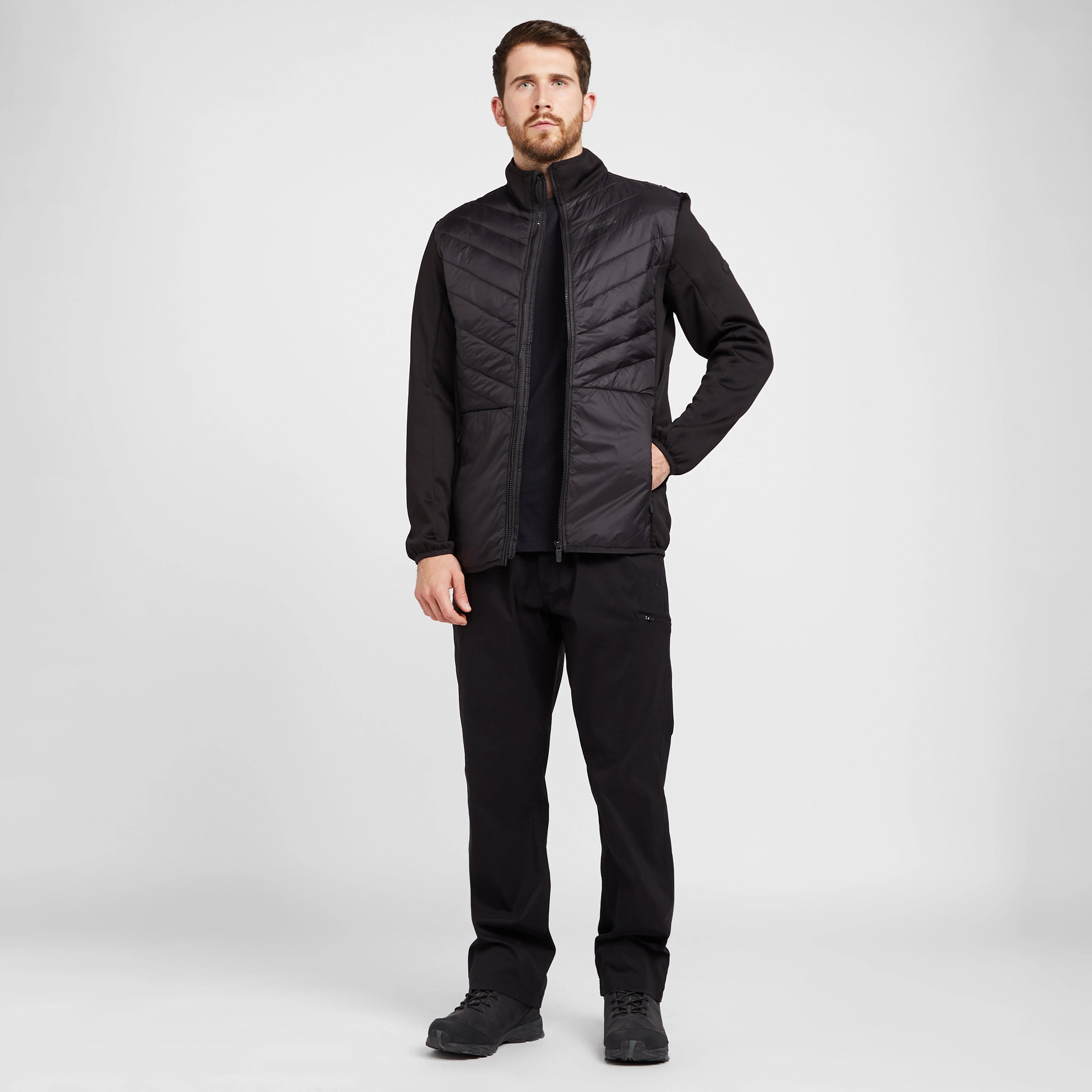 Mens Clumber III Hybrid Jacket Black - Image 3