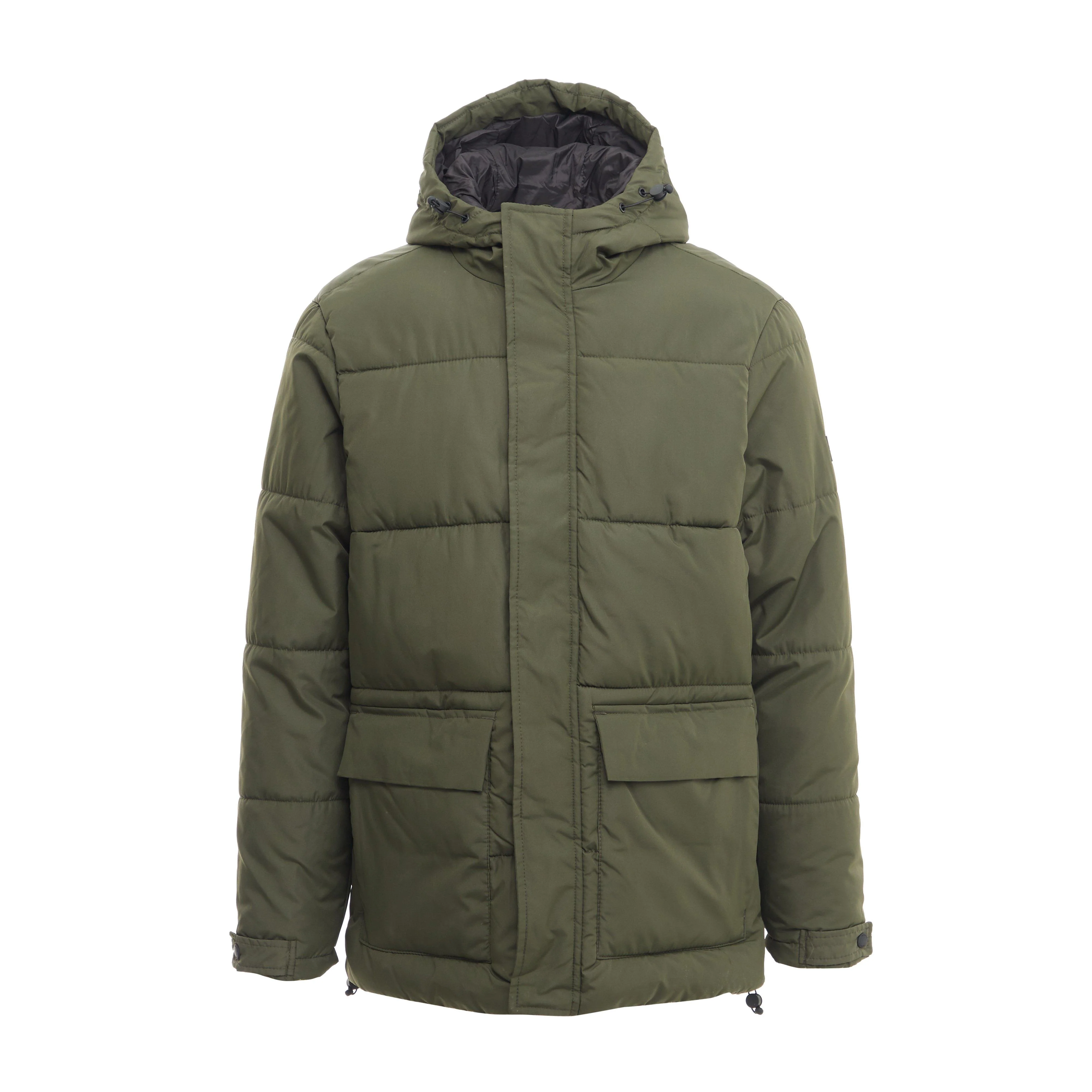 Mens Falkner Baffles Jacket Dark Khaki - Image 12