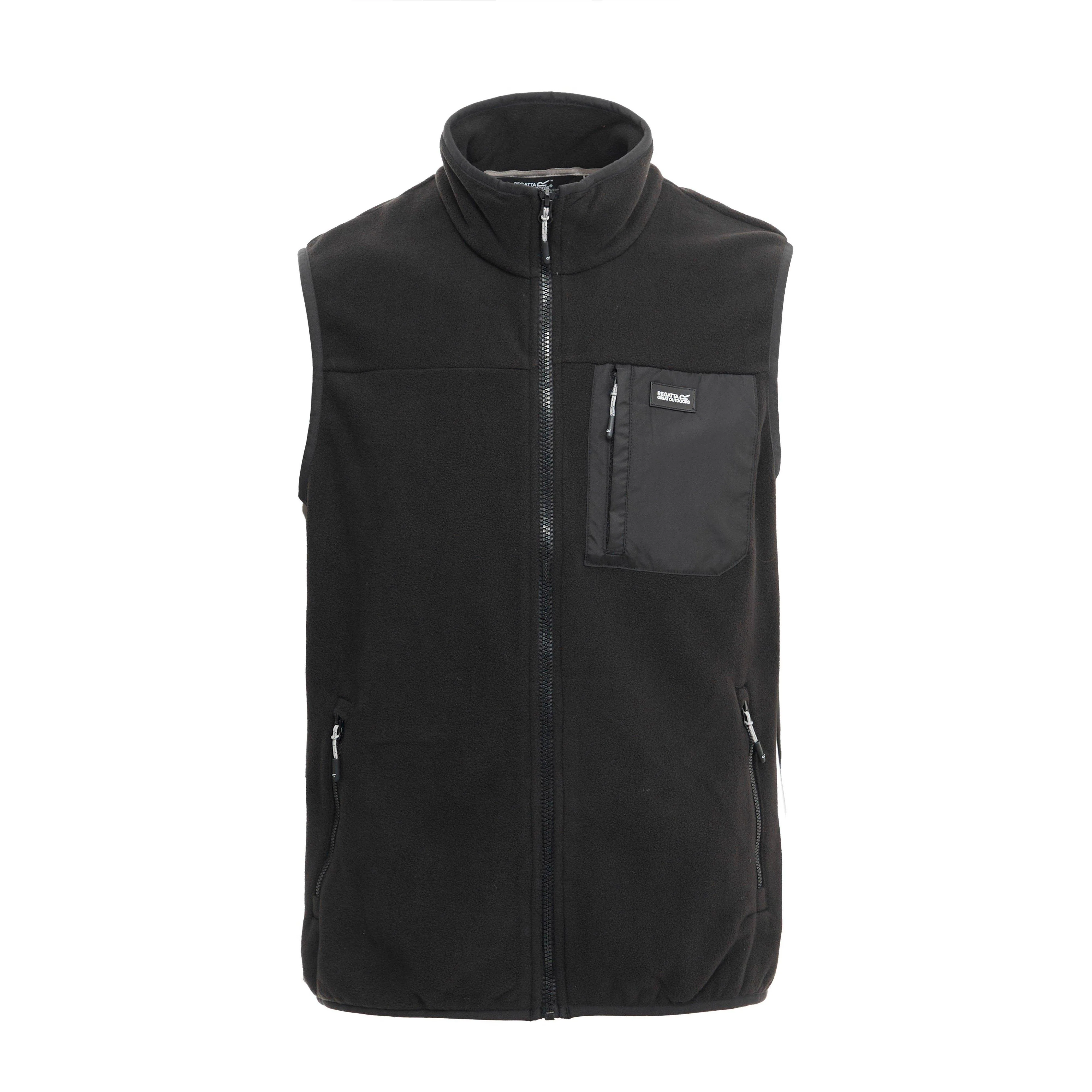Mens Frankie Fleece Bodywarmer Black - Image 7