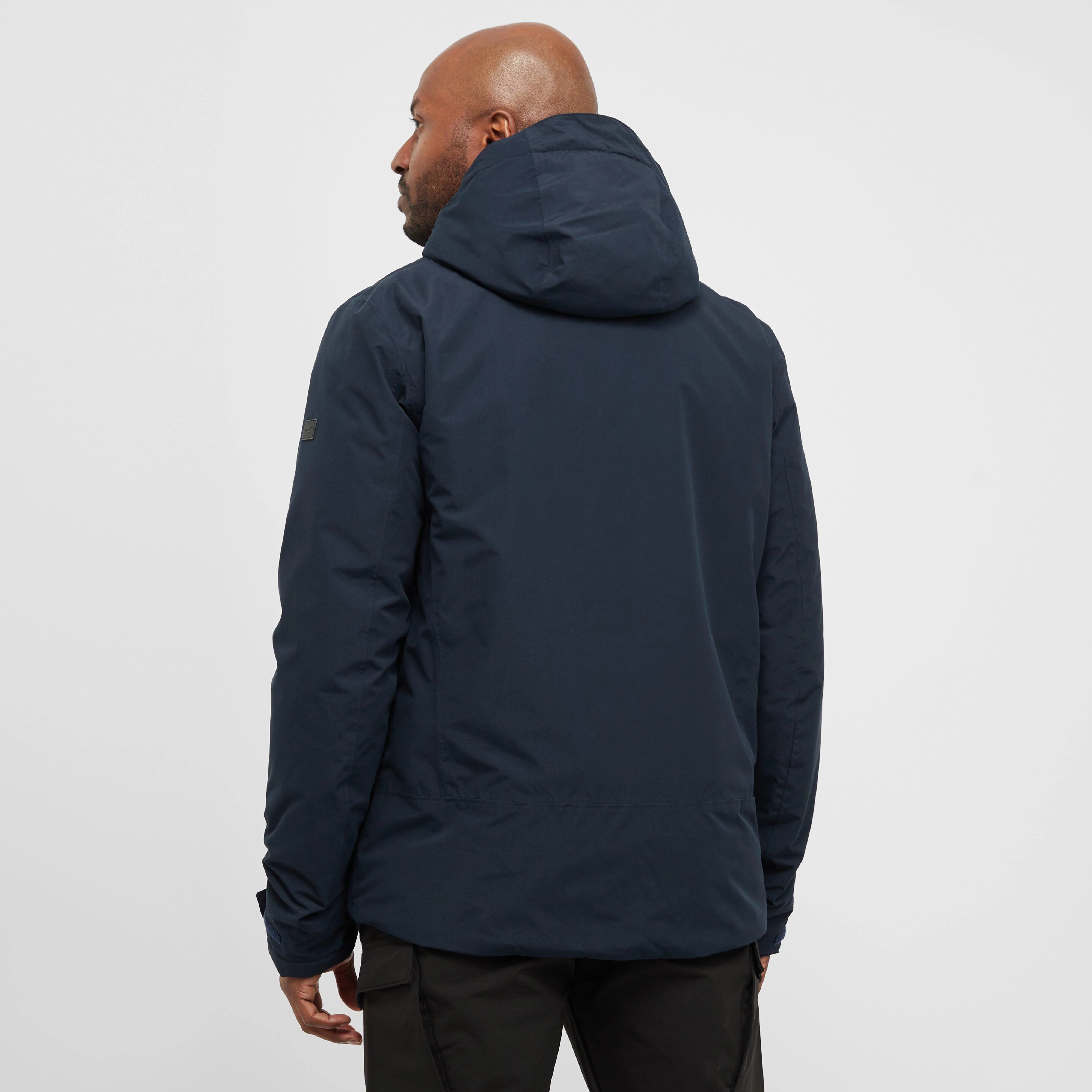 Mens Frelton Waterproof Insulated Jacket Navy Olympian Blue - Image 2