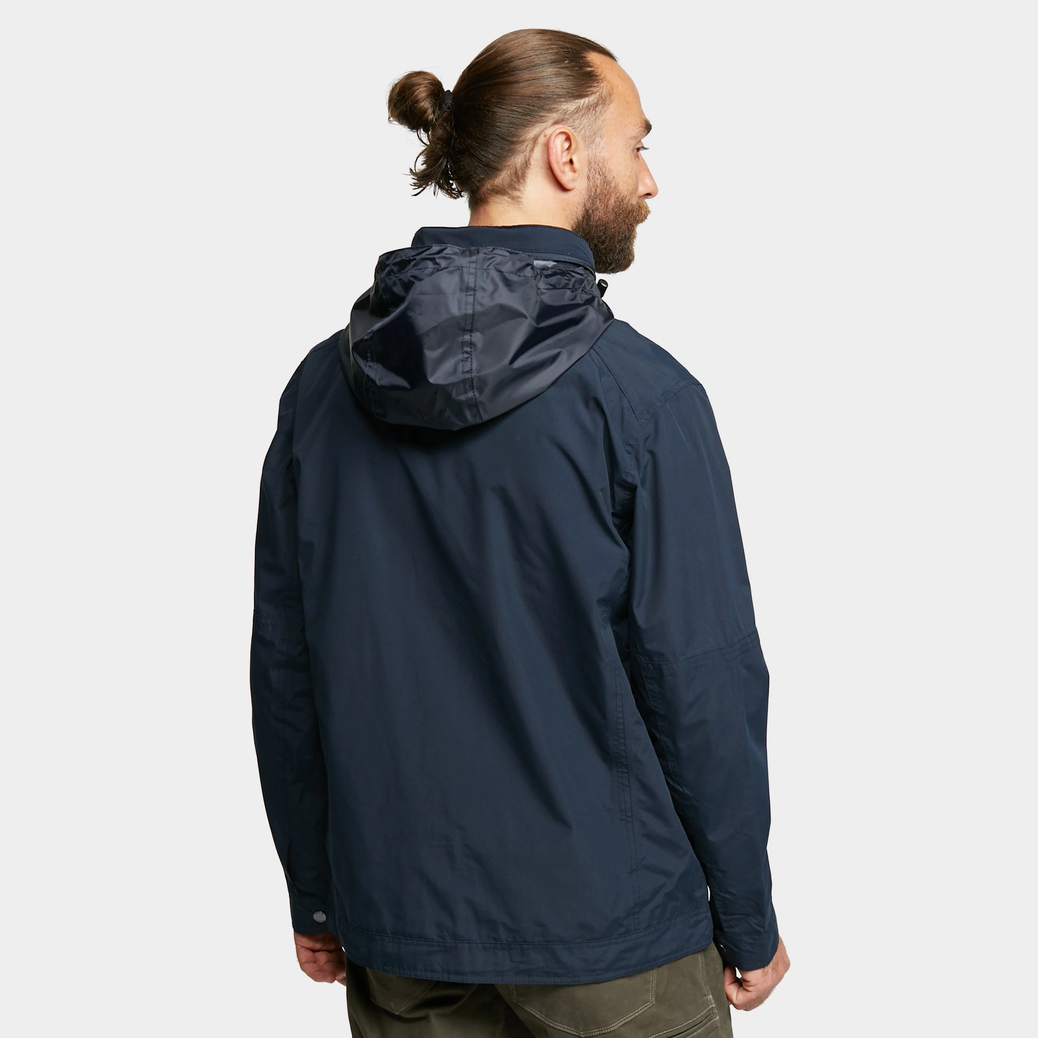 Mens Haldor Waterproof Jacket Navy - Image 2
