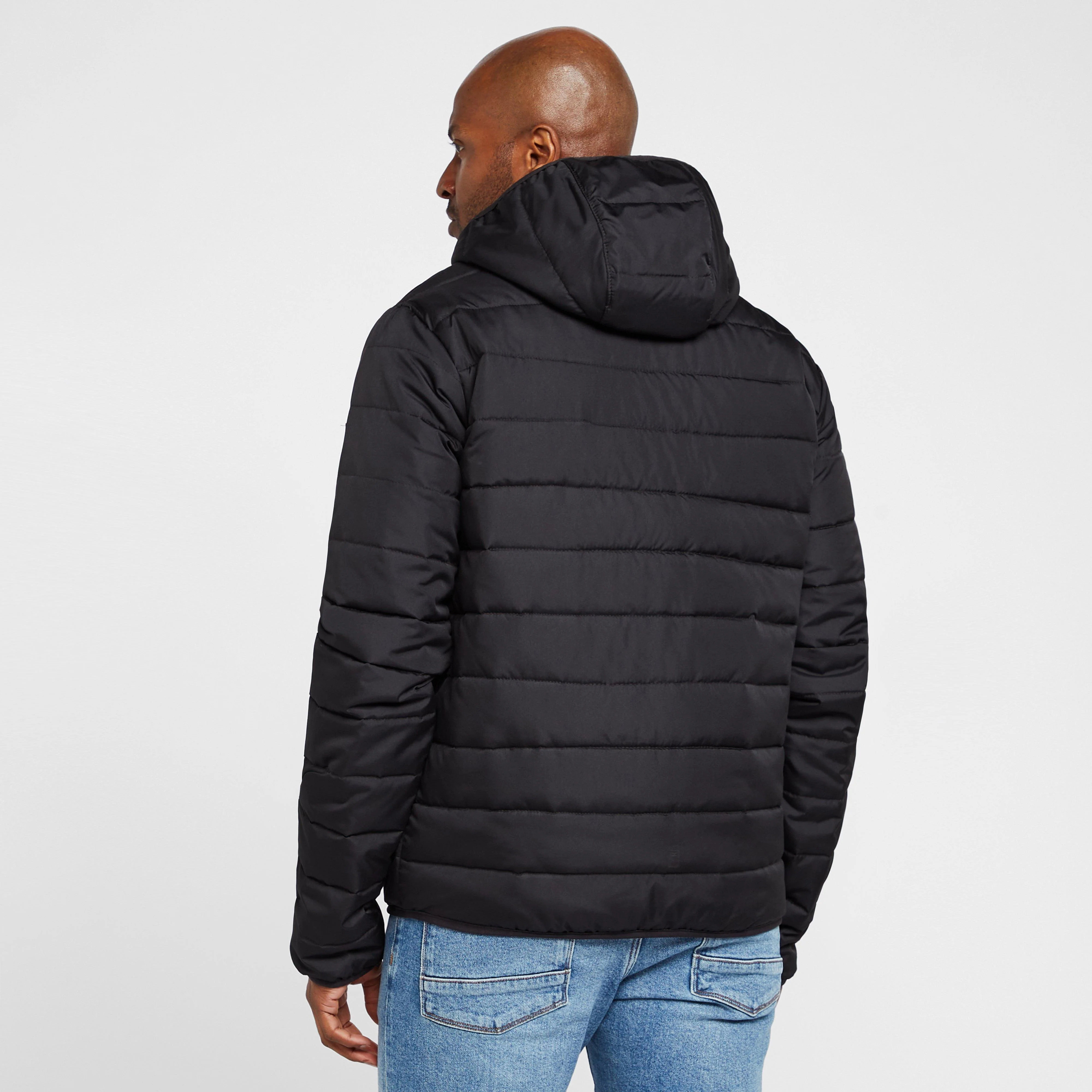 Mens Helfa Insulated Quilted Jacket Black - Image 2