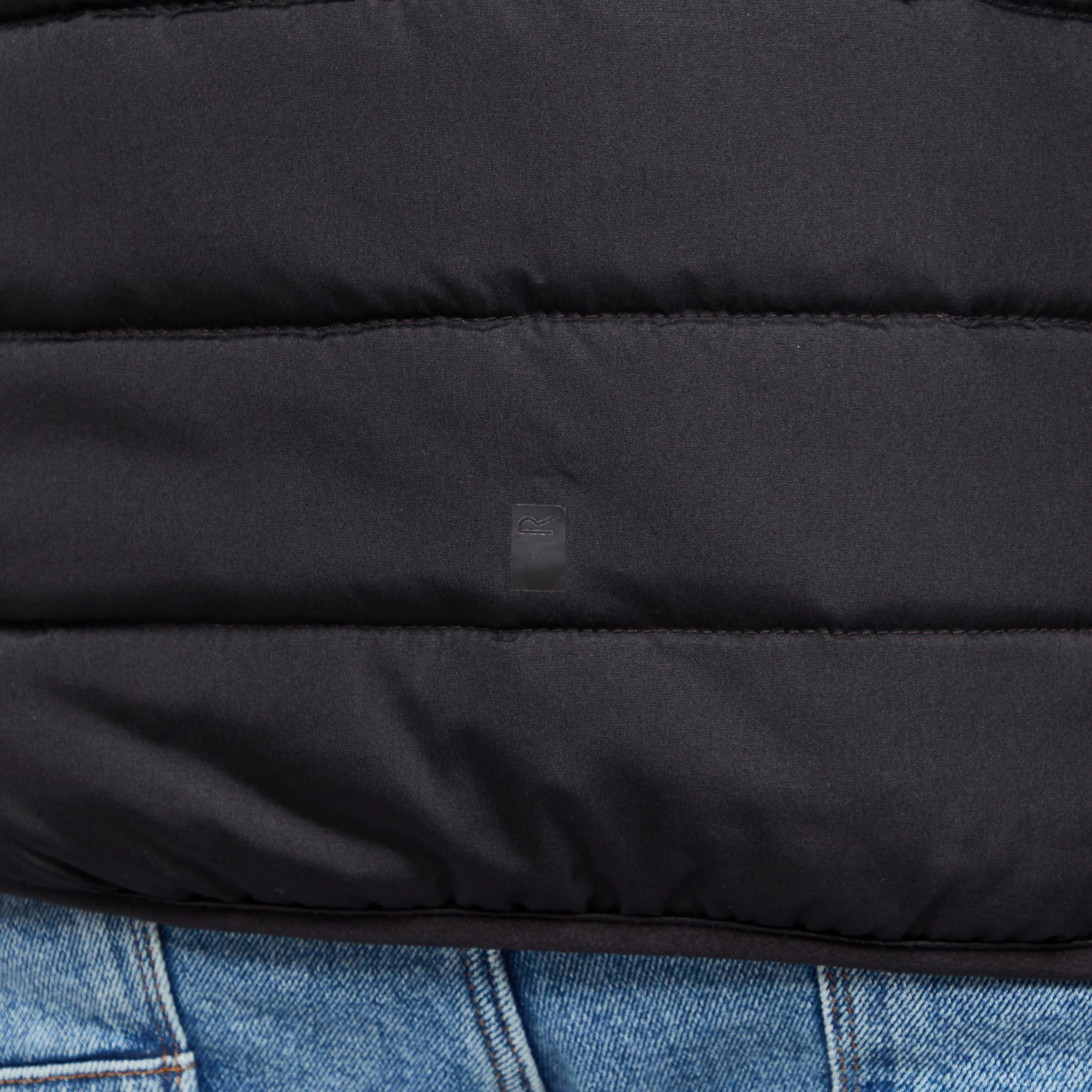 Mens Helfa Insulated Quilted Jacket Black - Image 7