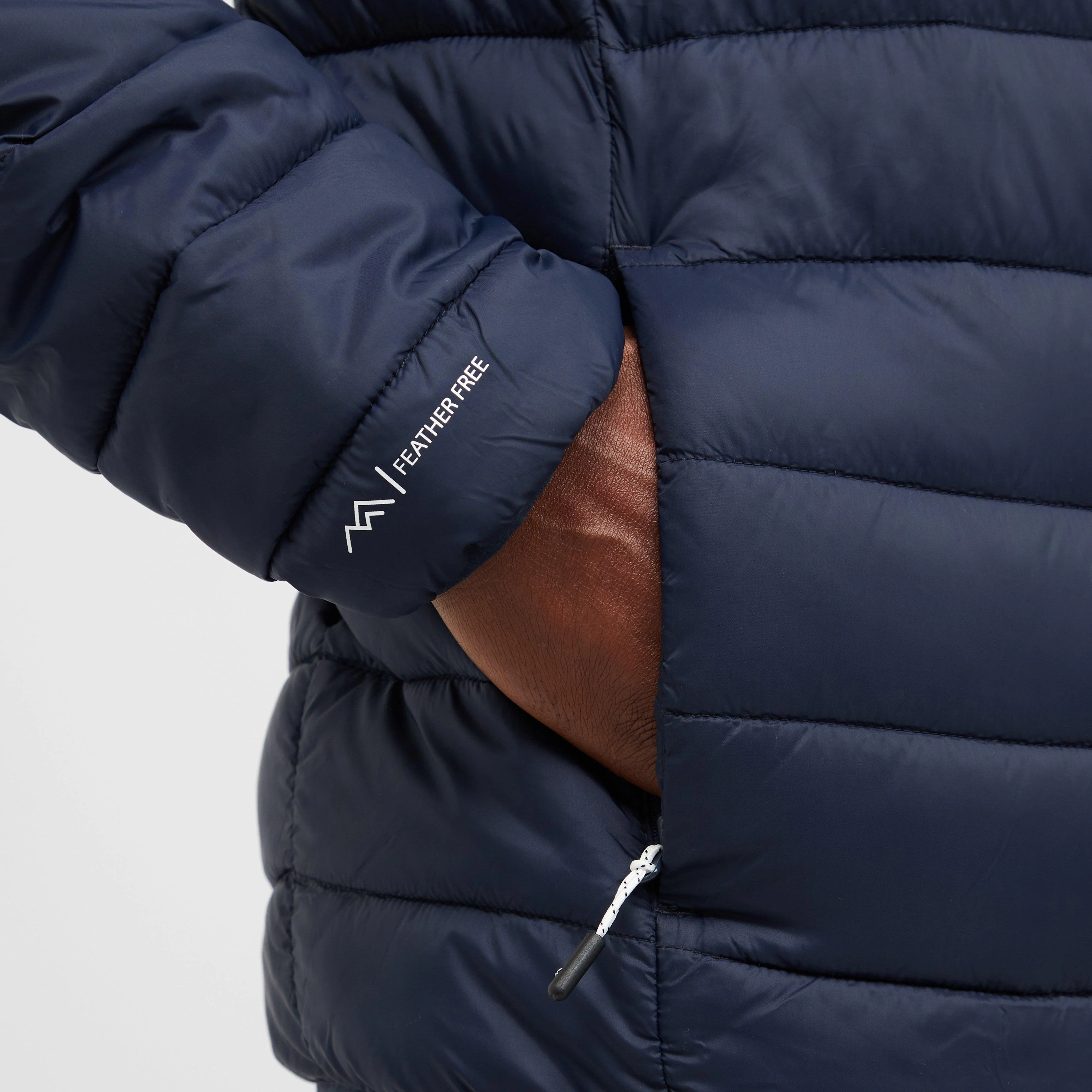 Mens Hooded Marizion Baffled Jacket Navy Olympian Blue - Image 5