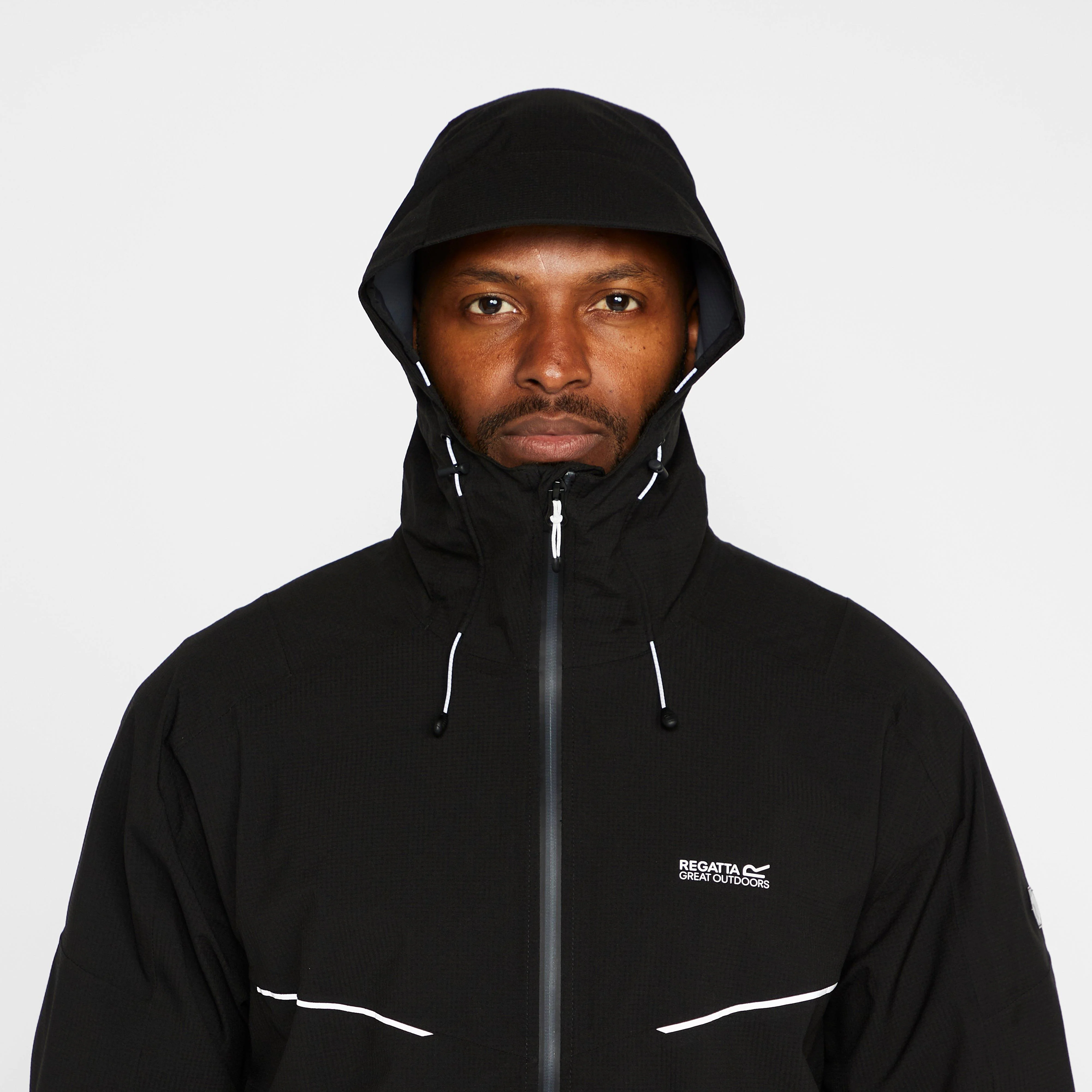 Mens Imber VII Waterproof Jacket Black - Image 8