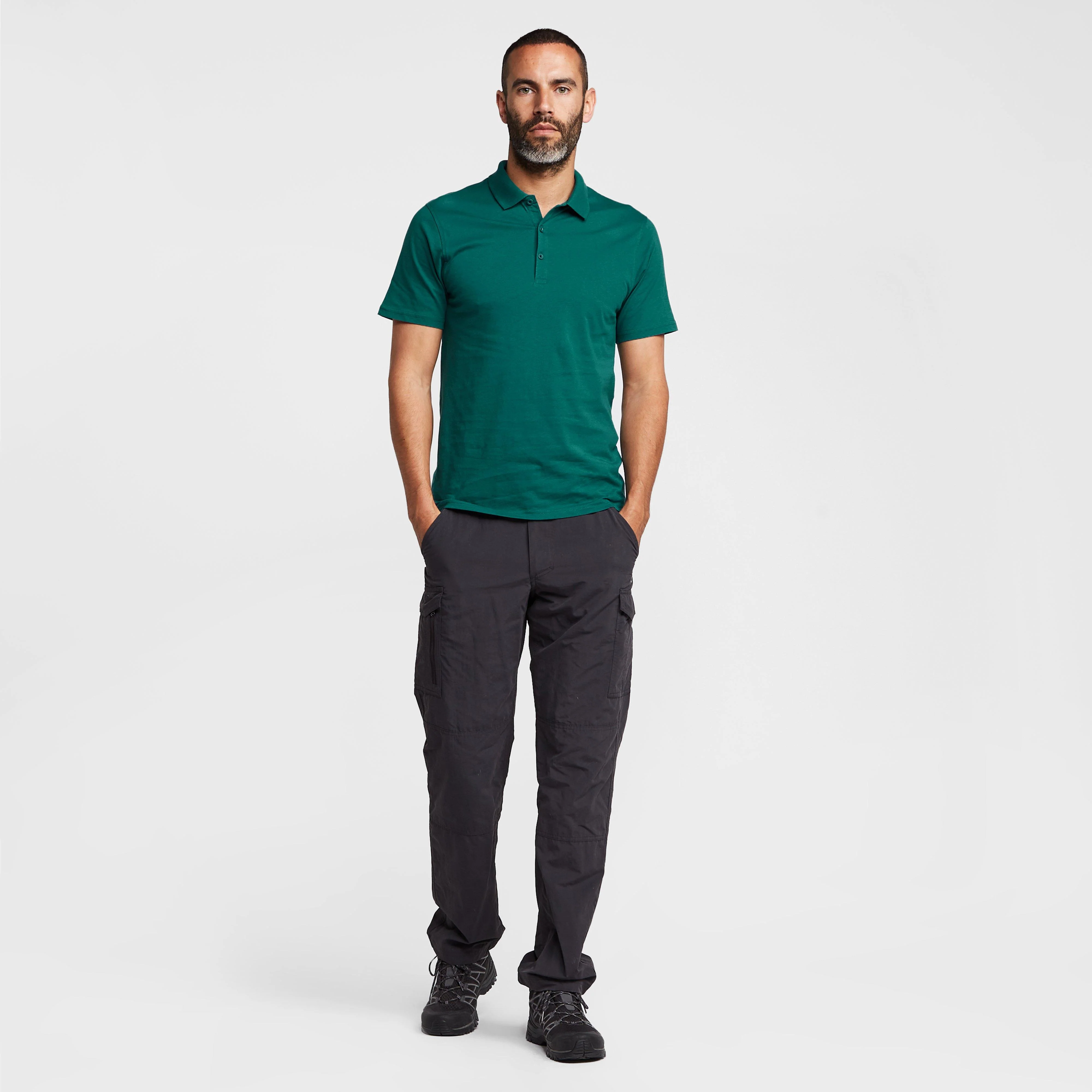 Mens Sinton Polo Shirt Pacific Green - Image 3