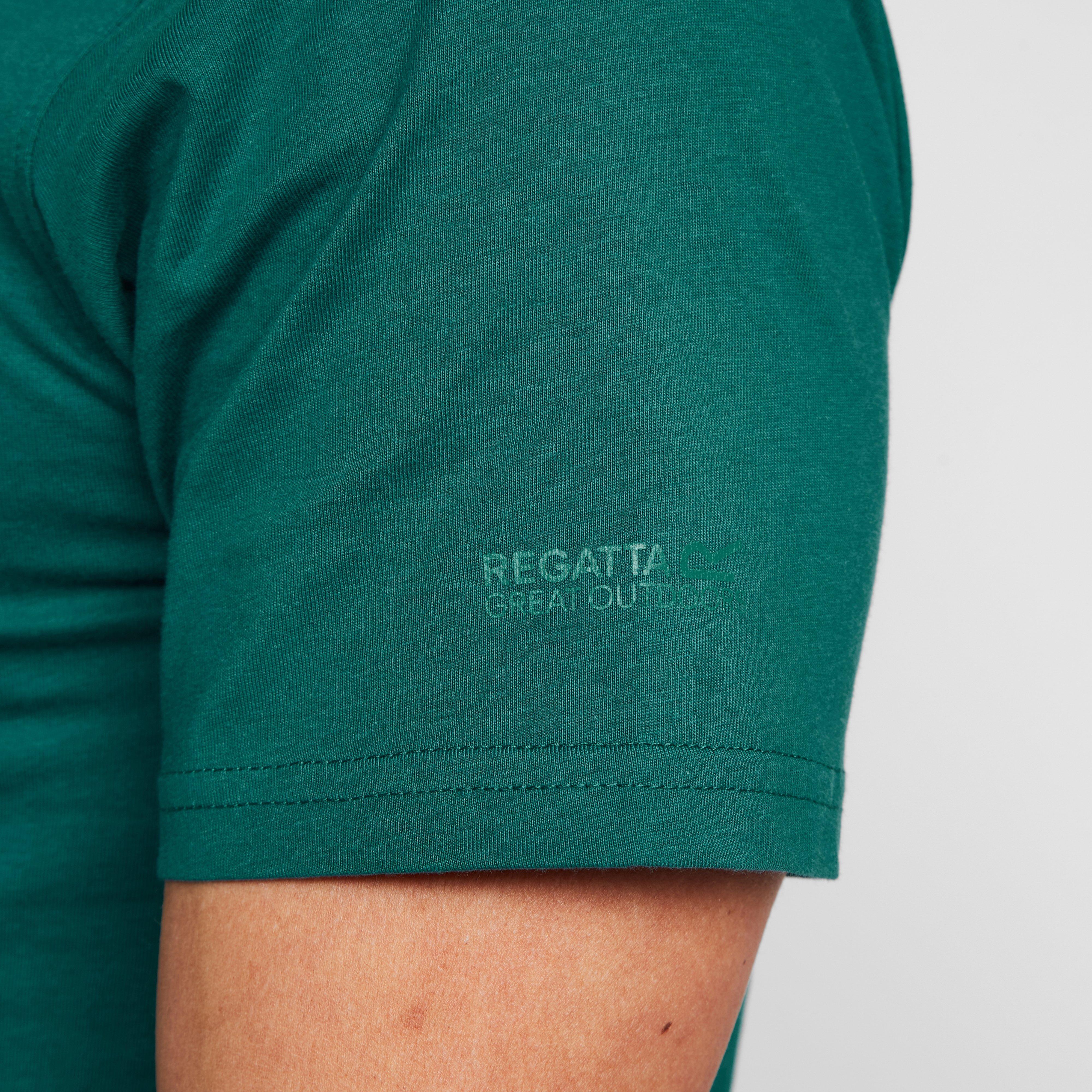 Mens Sinton Polo Shirt Pacific Green - Image 5
