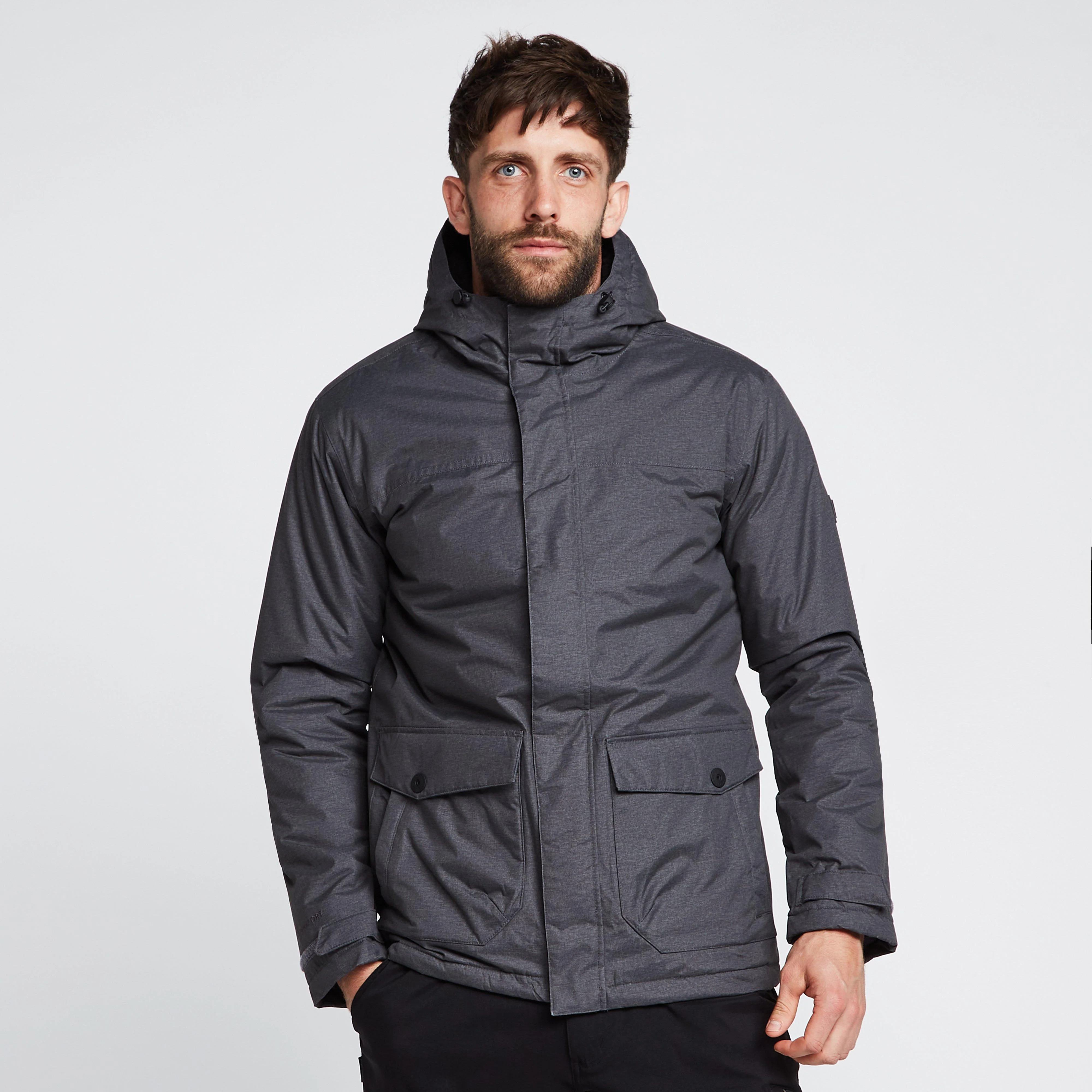 Mens Sterlings III Waterproof Insulated Jacket Dark Grey