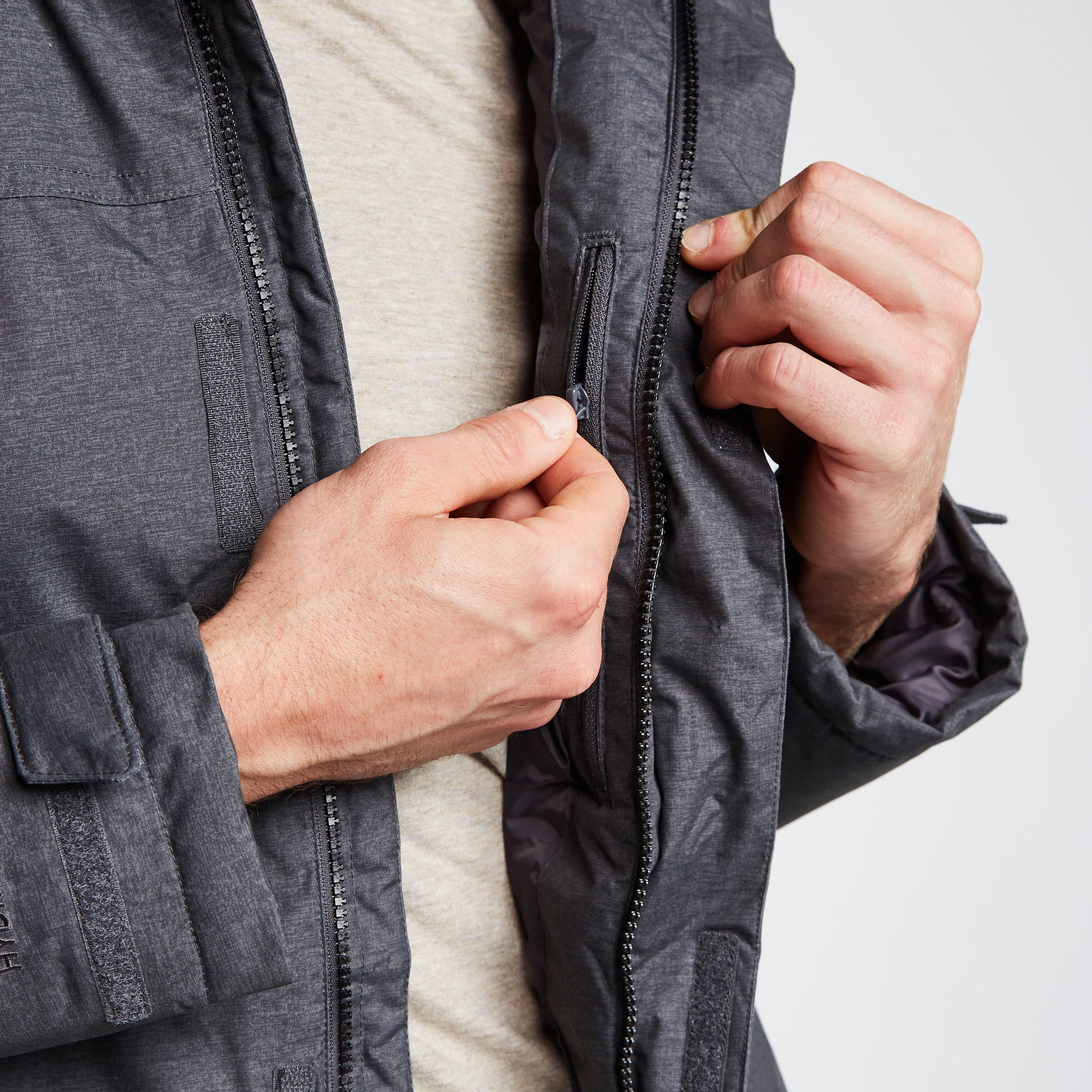 Mens Sterlings III Waterproof Insulated Jacket Dark Grey - Image 12