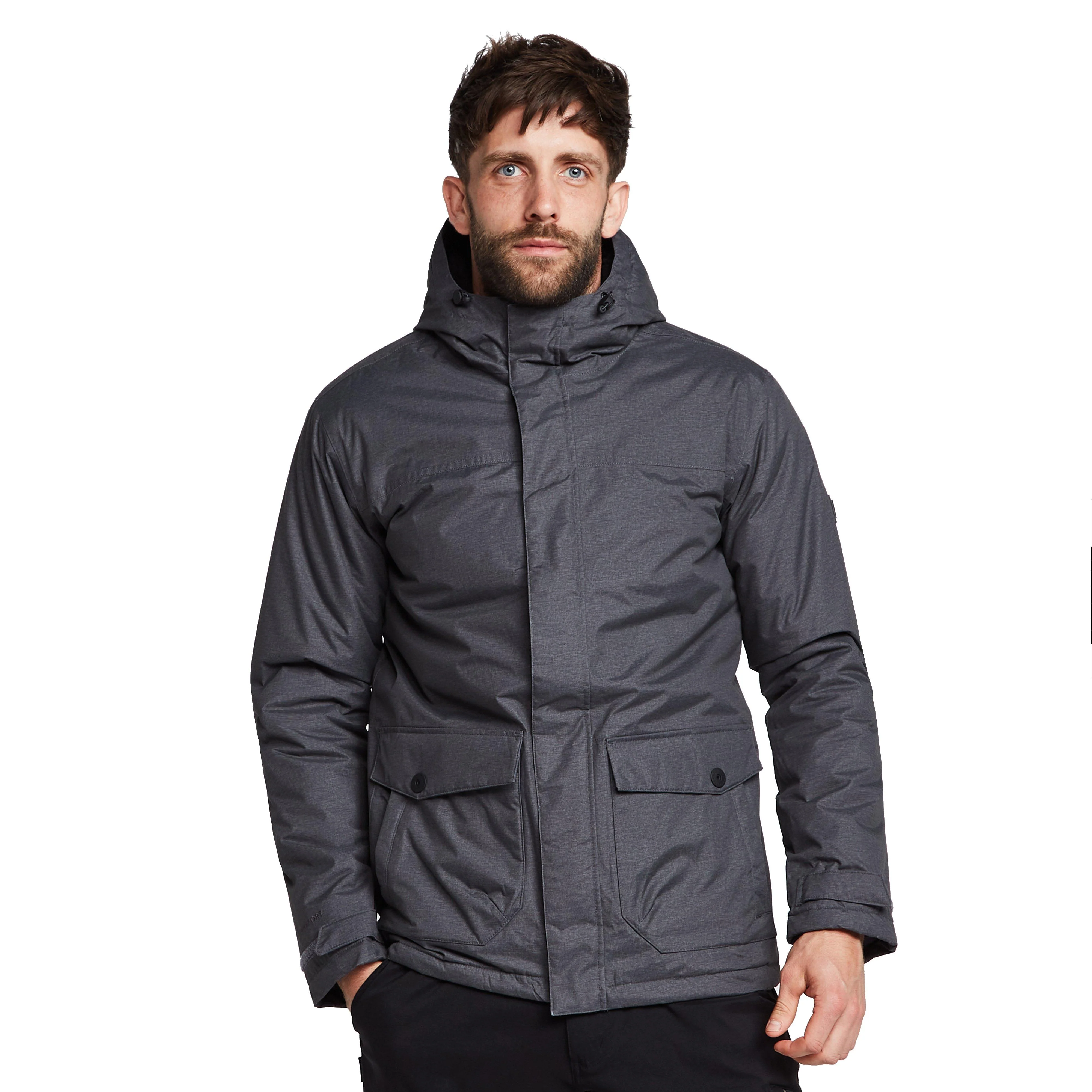 Mens Sterlings III Waterproof Insulated Jacket Dark Grey - Image 14