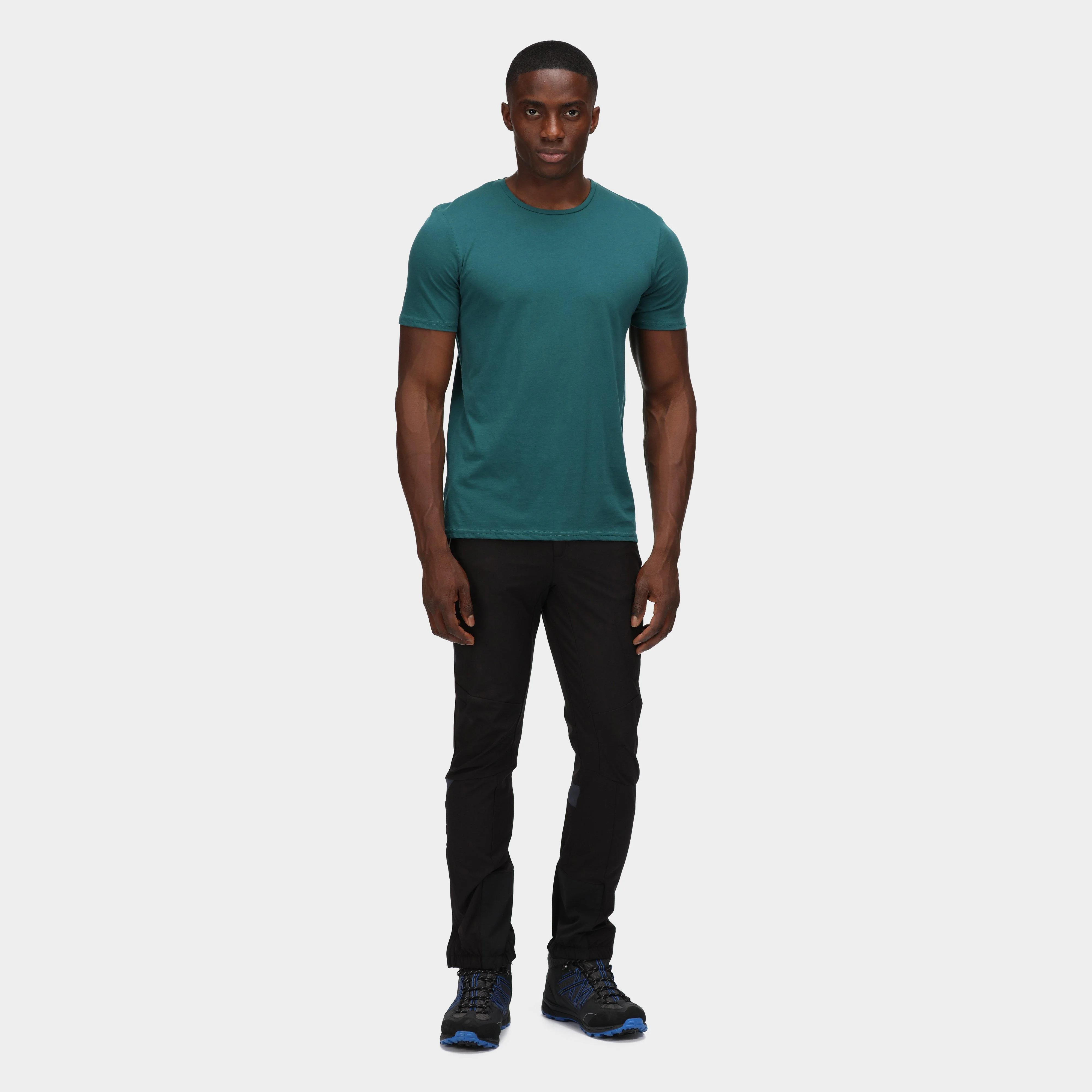 Mens Tait T-Shirt Pacific Green - Image 3