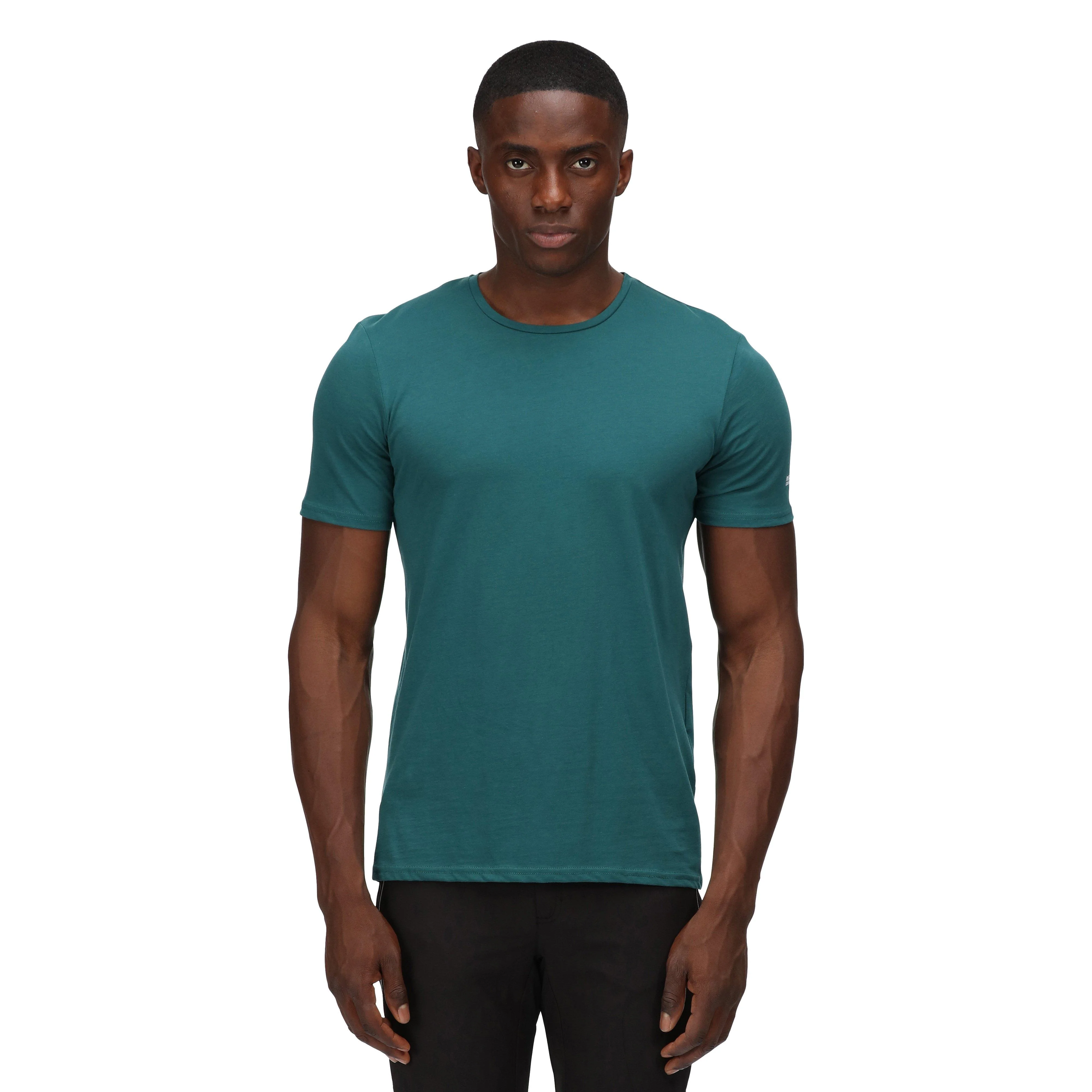Mens Tait T-Shirt Pacific Green - Image 5