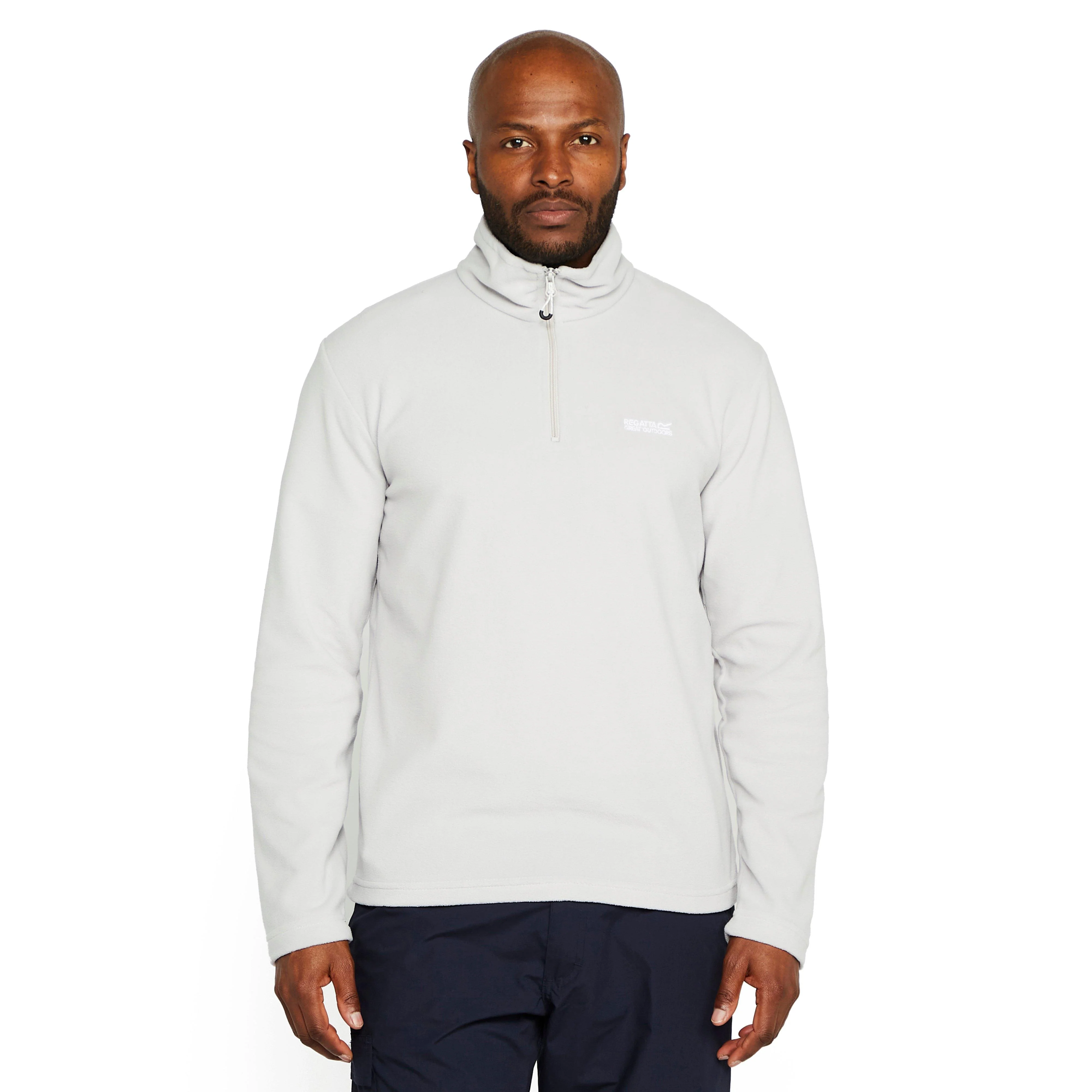 Mens Thompson Fleece Silver Grey - Image 8