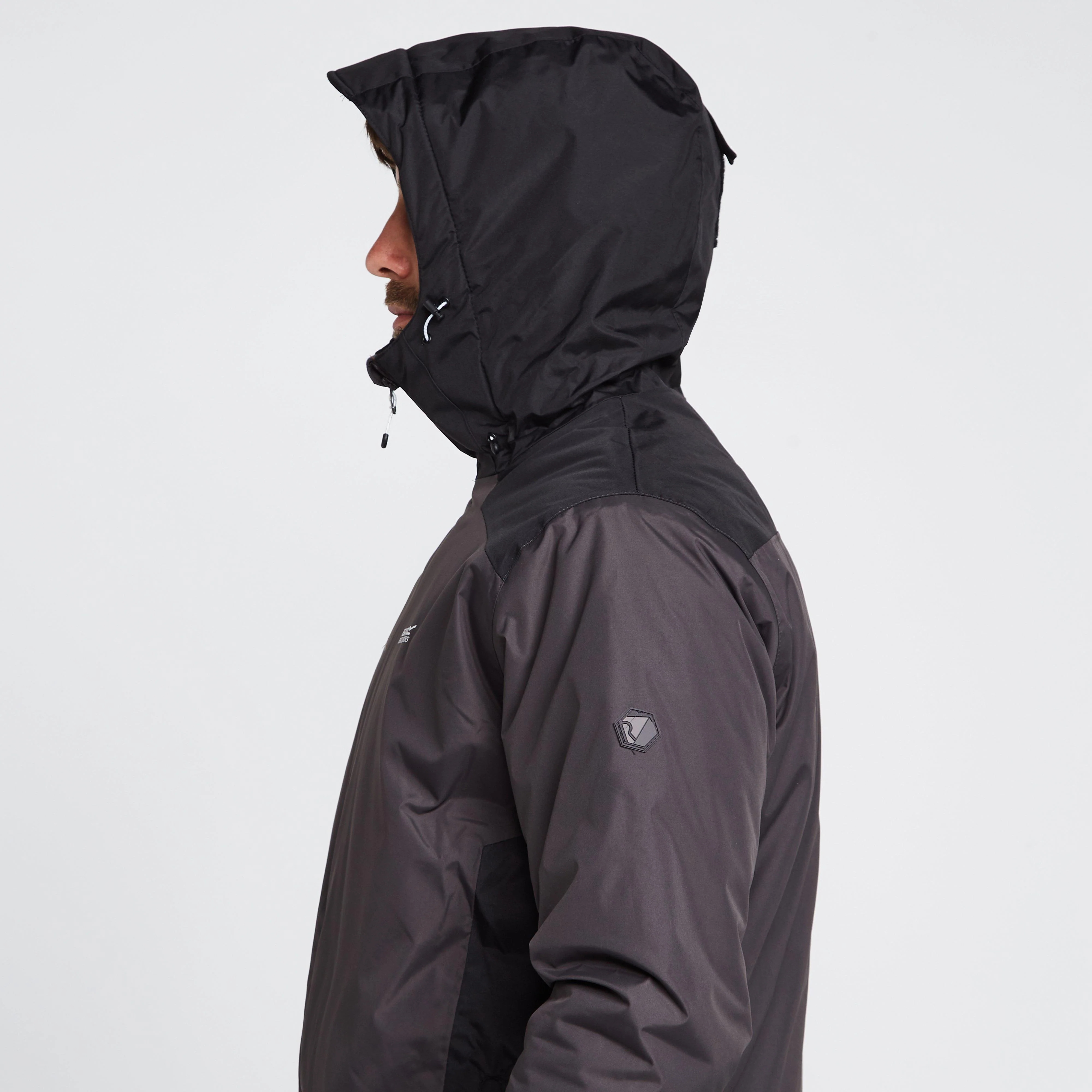 Mens Thornridge II Waterproof Insulated Jacket Ash Black - Image 5