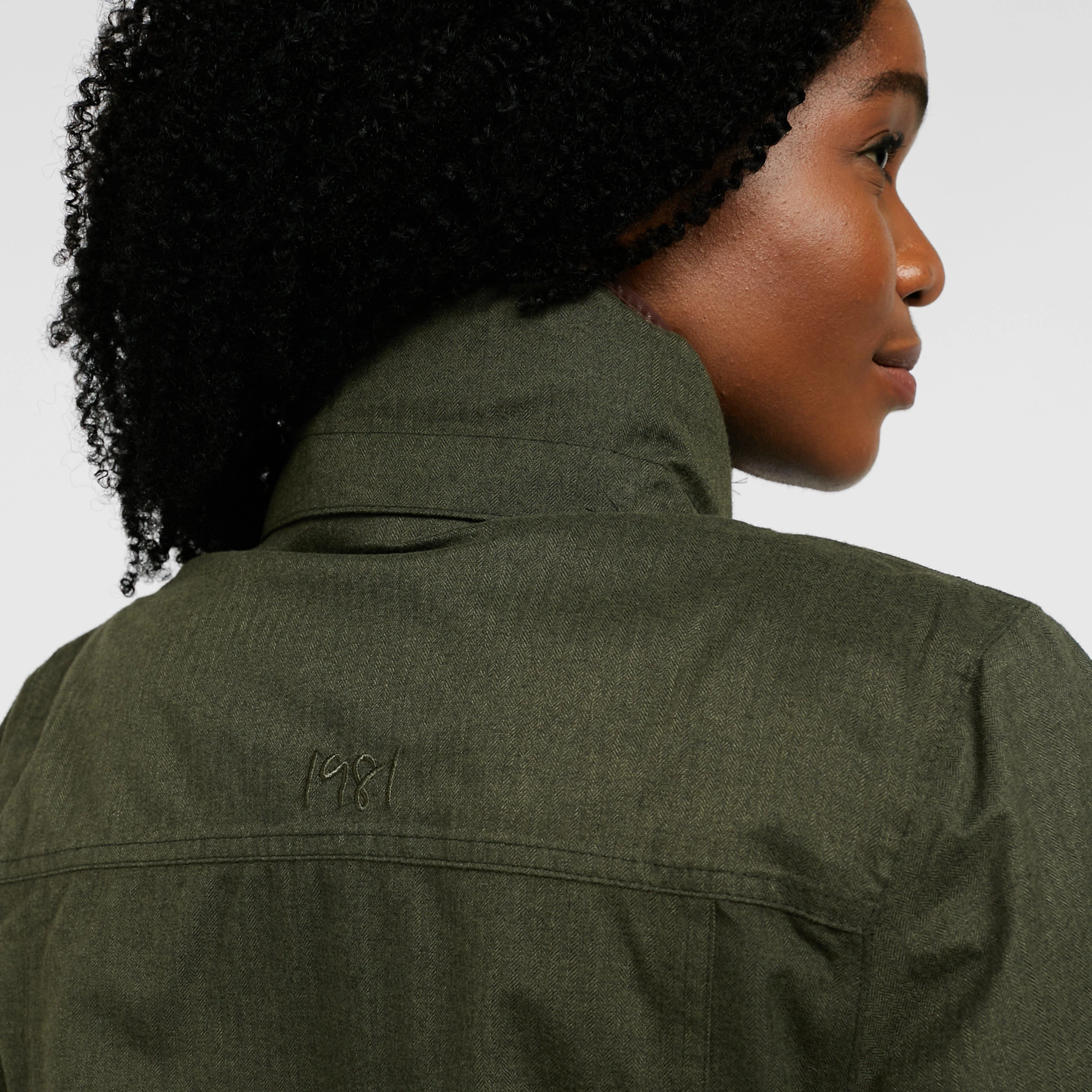 Womens Alixa Waterproof Jacket Green - Image 7