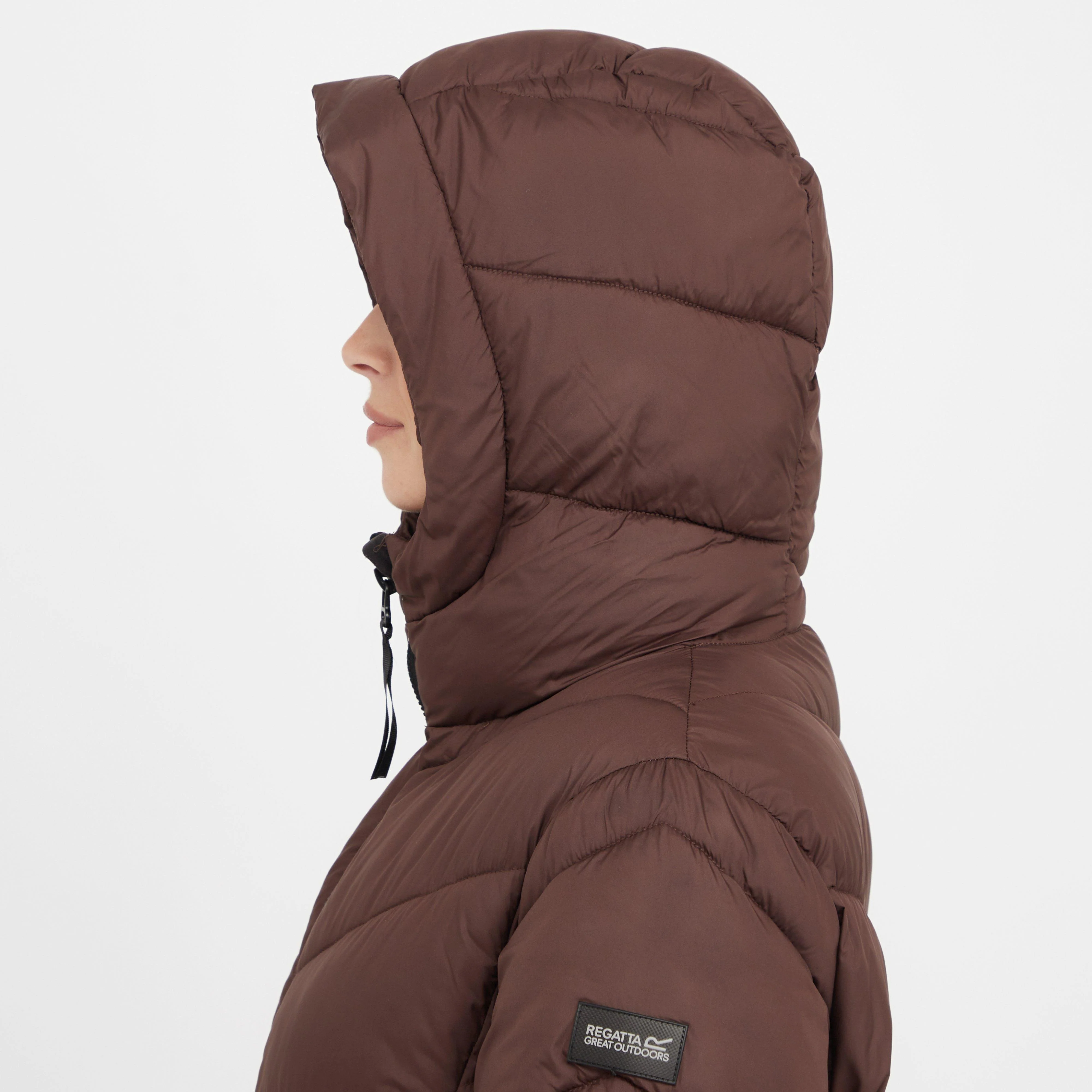 Womens Andia II Quilted Jacket Bueno Brown - Image 5