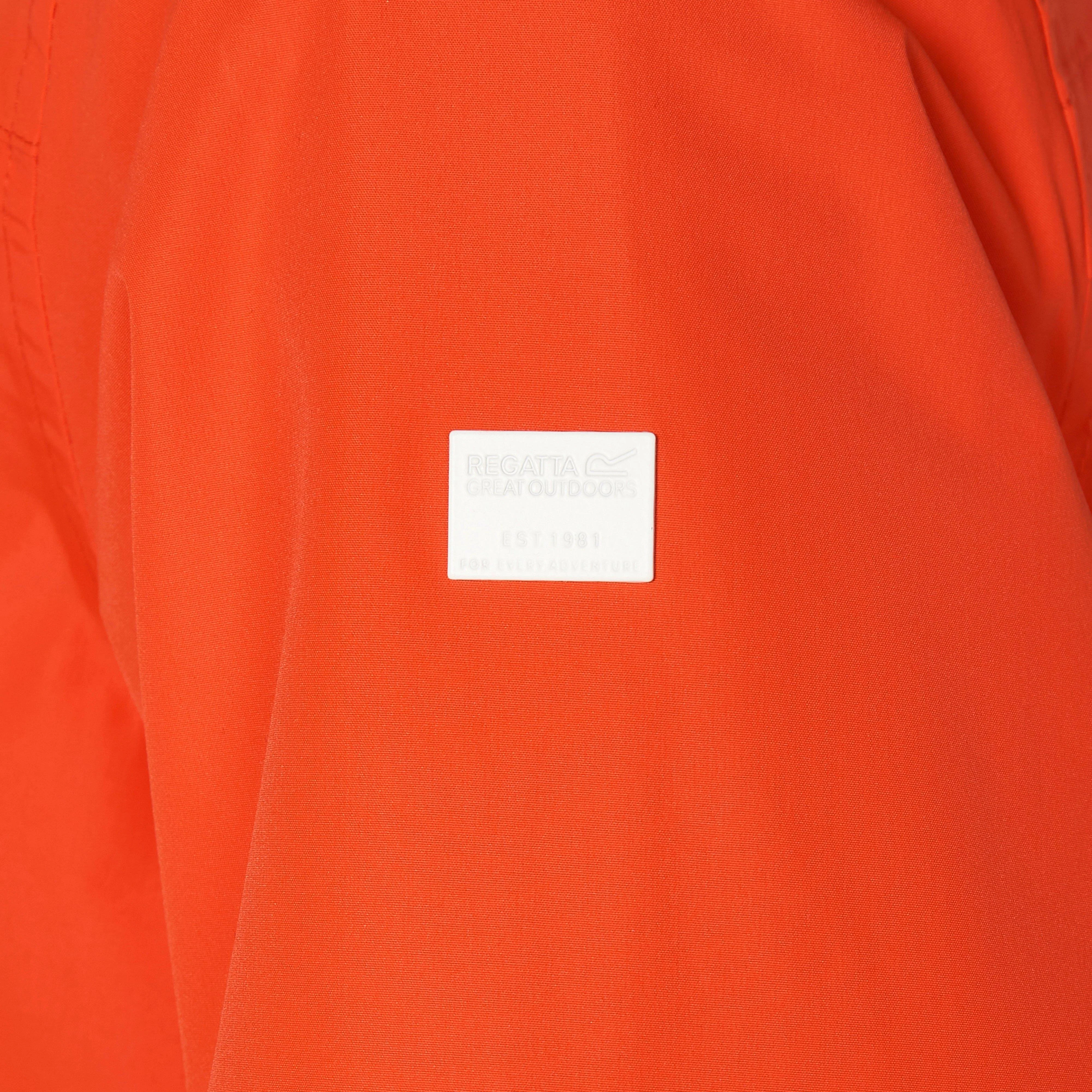Womens Bayarma Waterproof Jacket Orange - Image 4