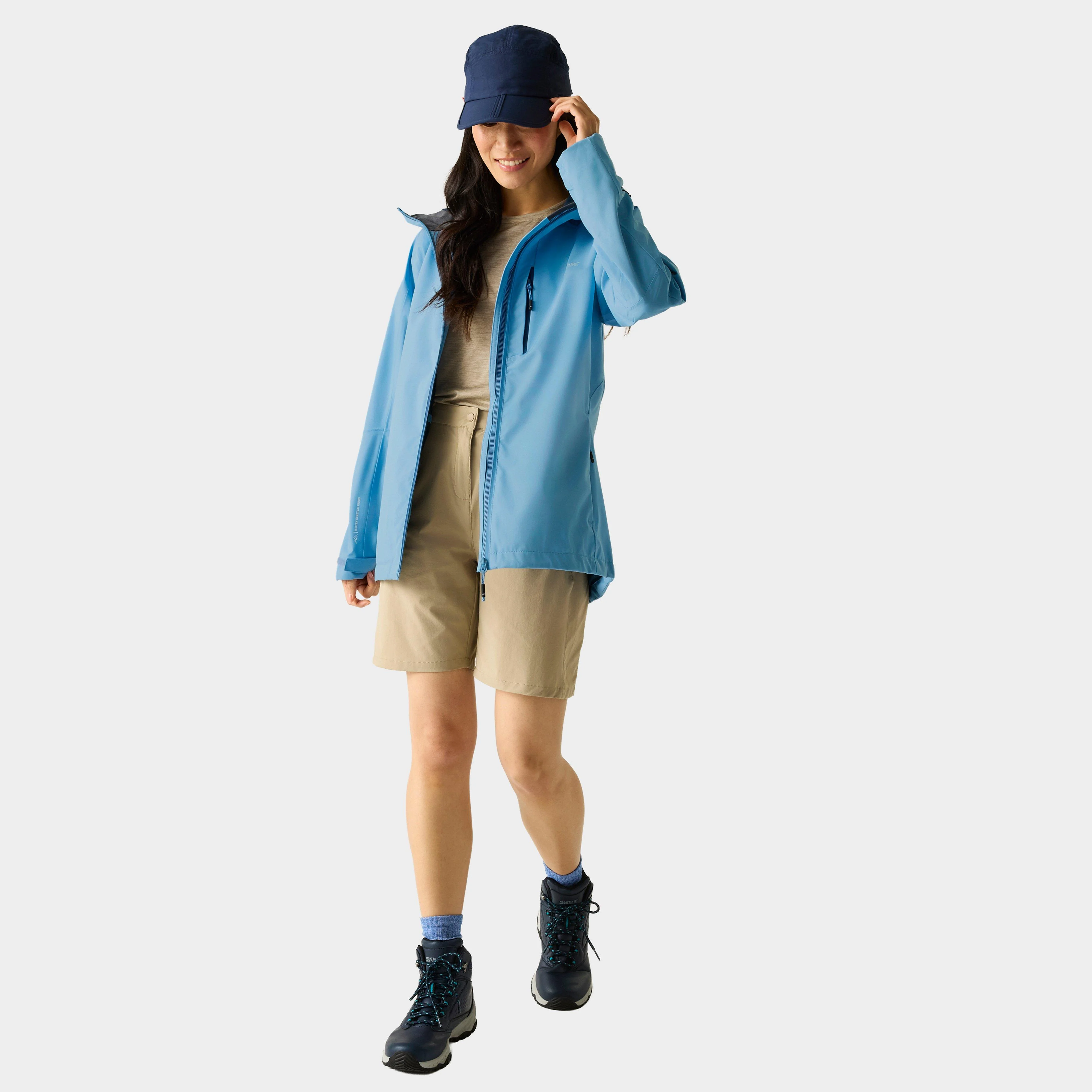 Women's Birchdale Waterproof Jacket Blue - Image 3
