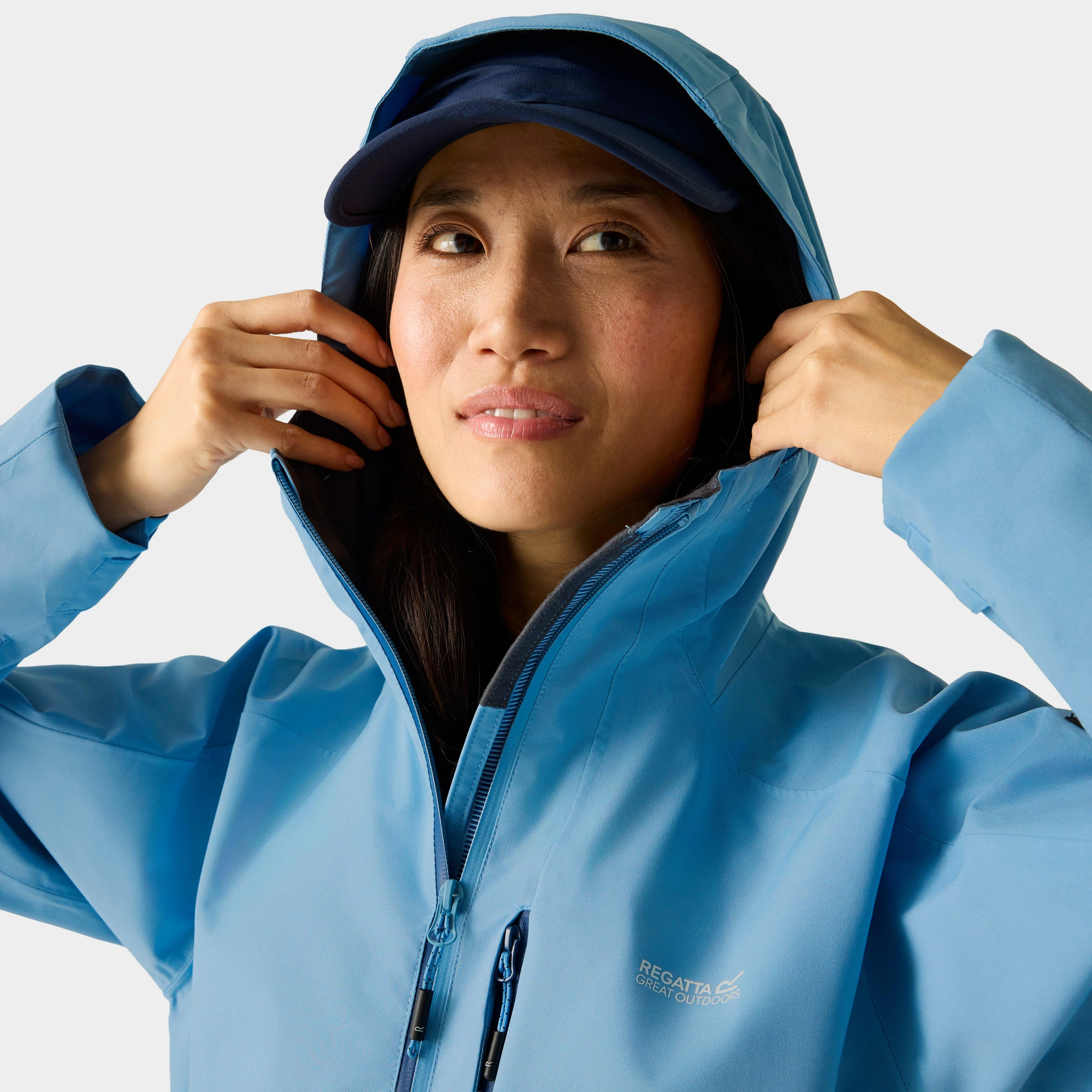 Women's Birchdale Waterproof Jacket Blue - Image 6